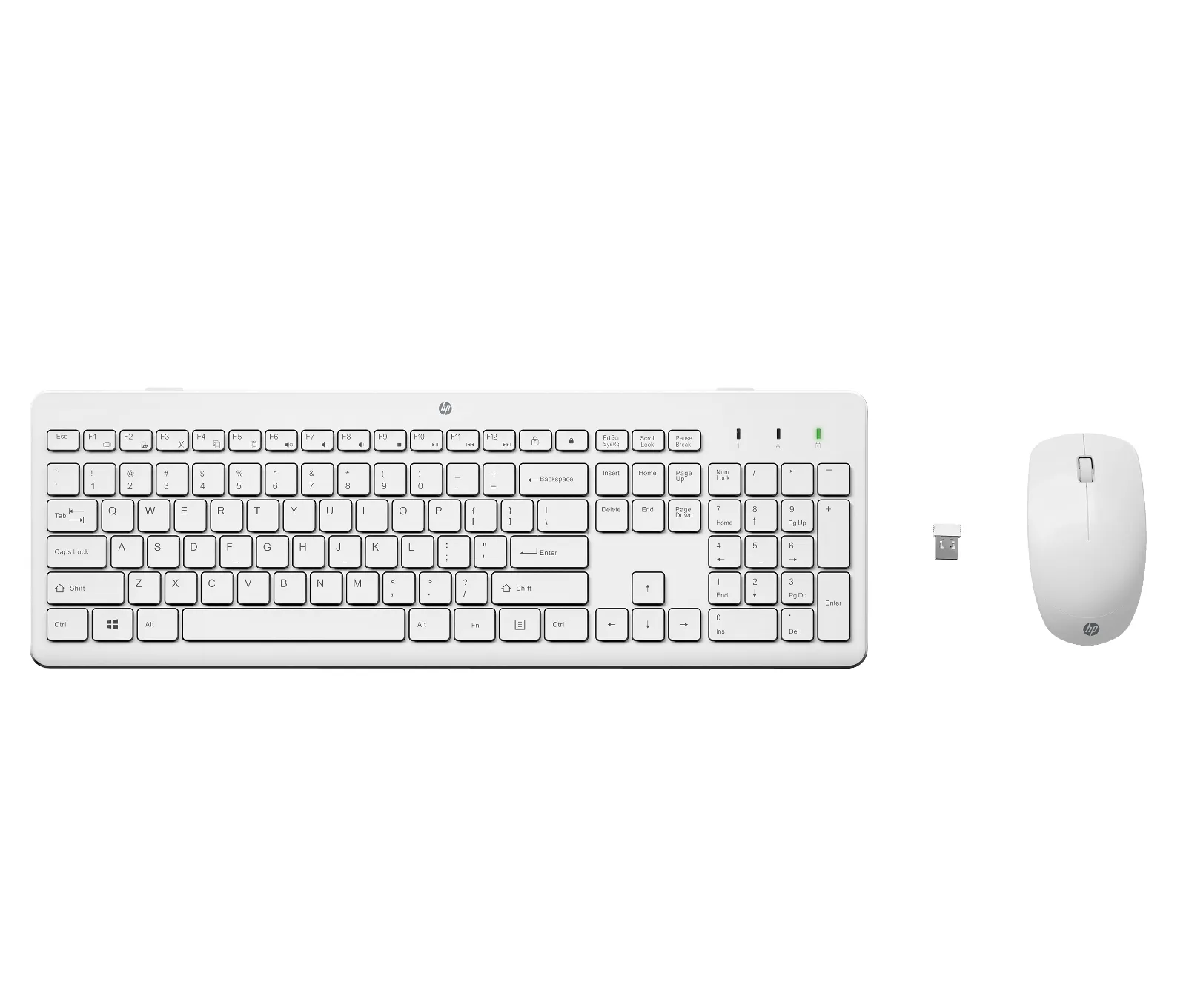 HP 230 Wireless Mouse and Keyboard Combo, front view