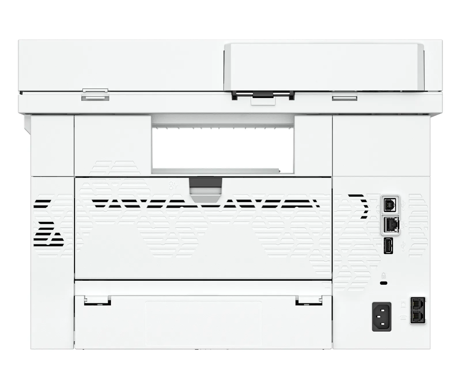 HP LaserJet Pro MFP 4112fdw Printer, rear view