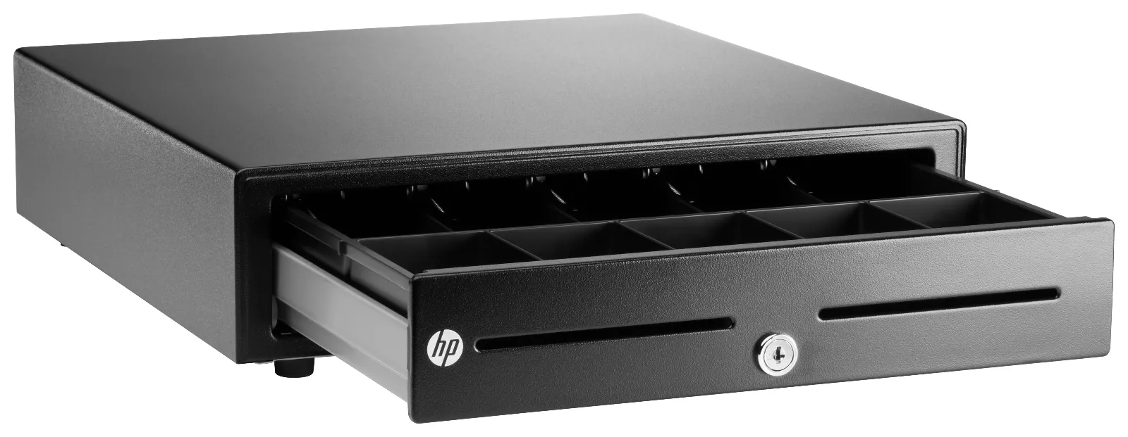 HP Standard Duty Cash Drawer, right side view