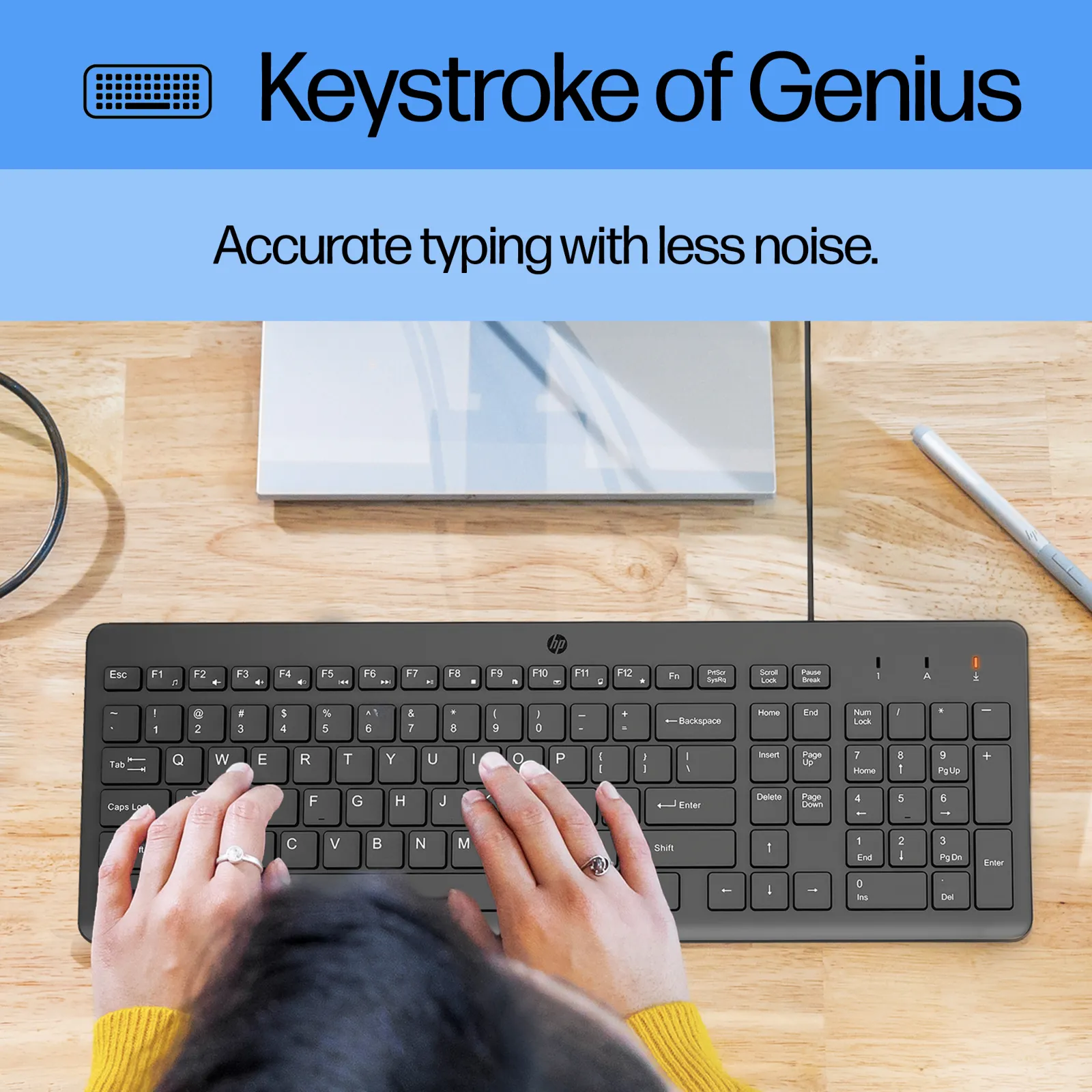 HP 150 Wired Mouse and Combination keyboard