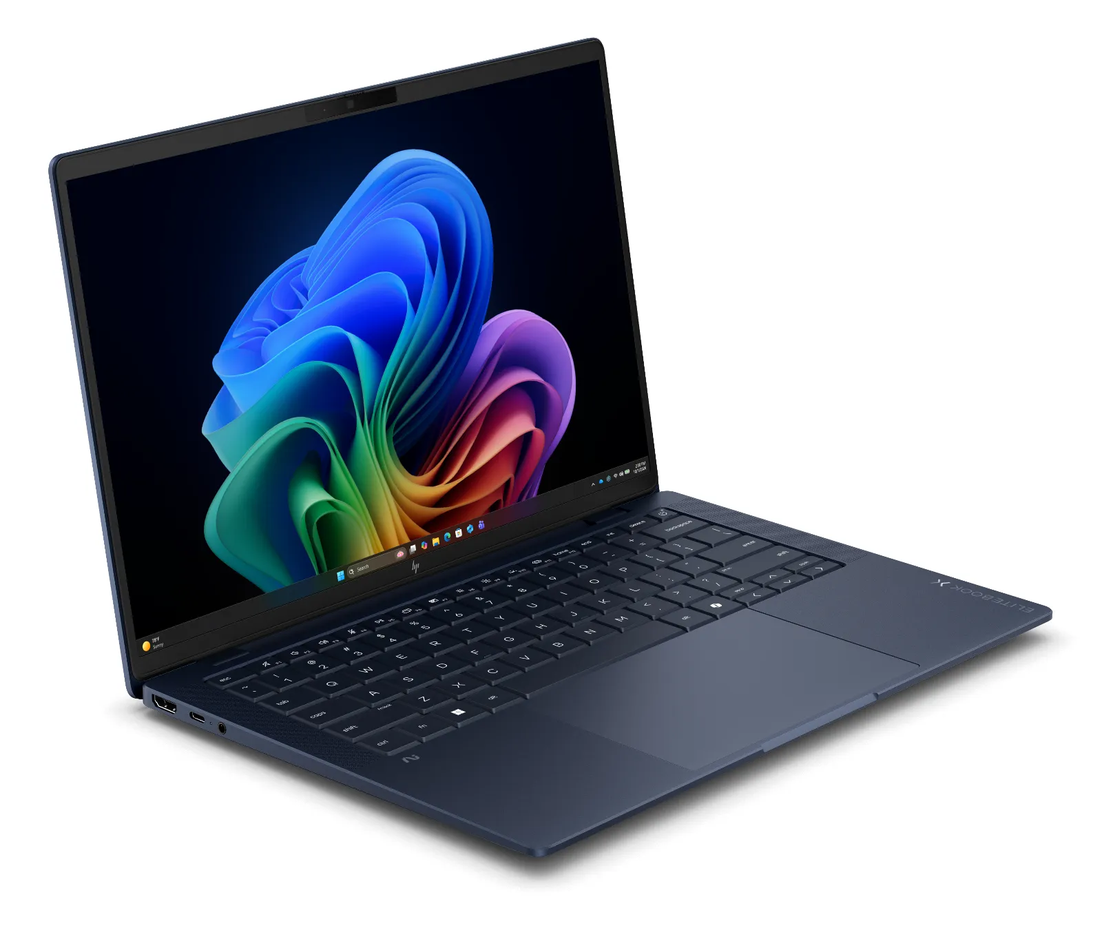 HP EliteBook X G2q 14 inch Notebook Next Gen AI PC, right side view