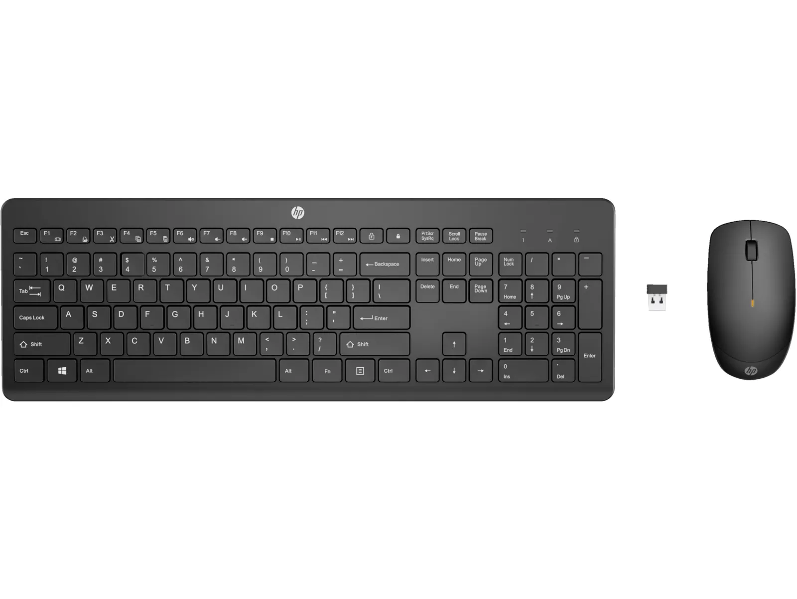 HP 235 Wireless Mouse and Keyboard Combo, front view