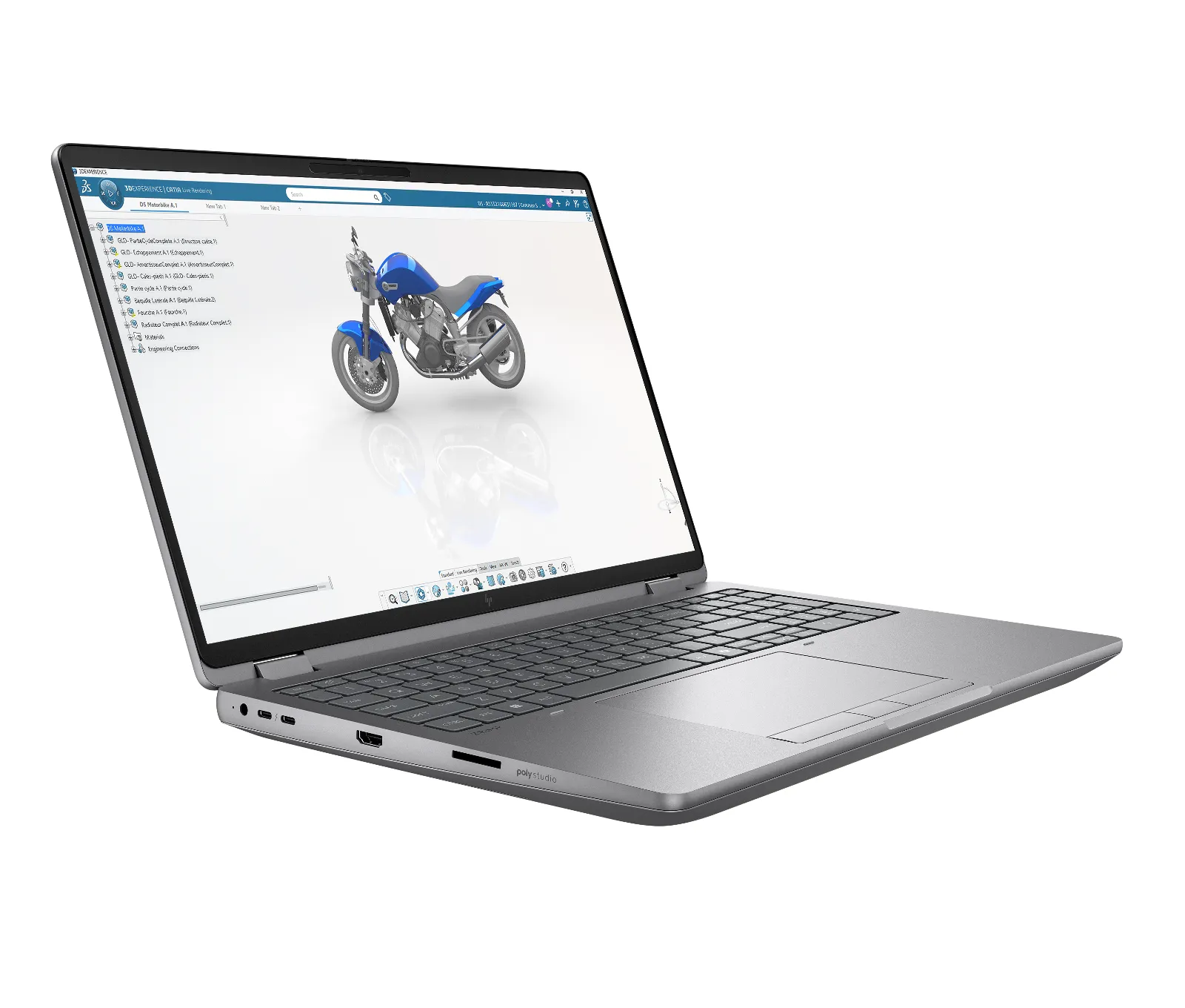 HP ZBook Fury G1i 16 inch Mobile Workstation PC, right side view