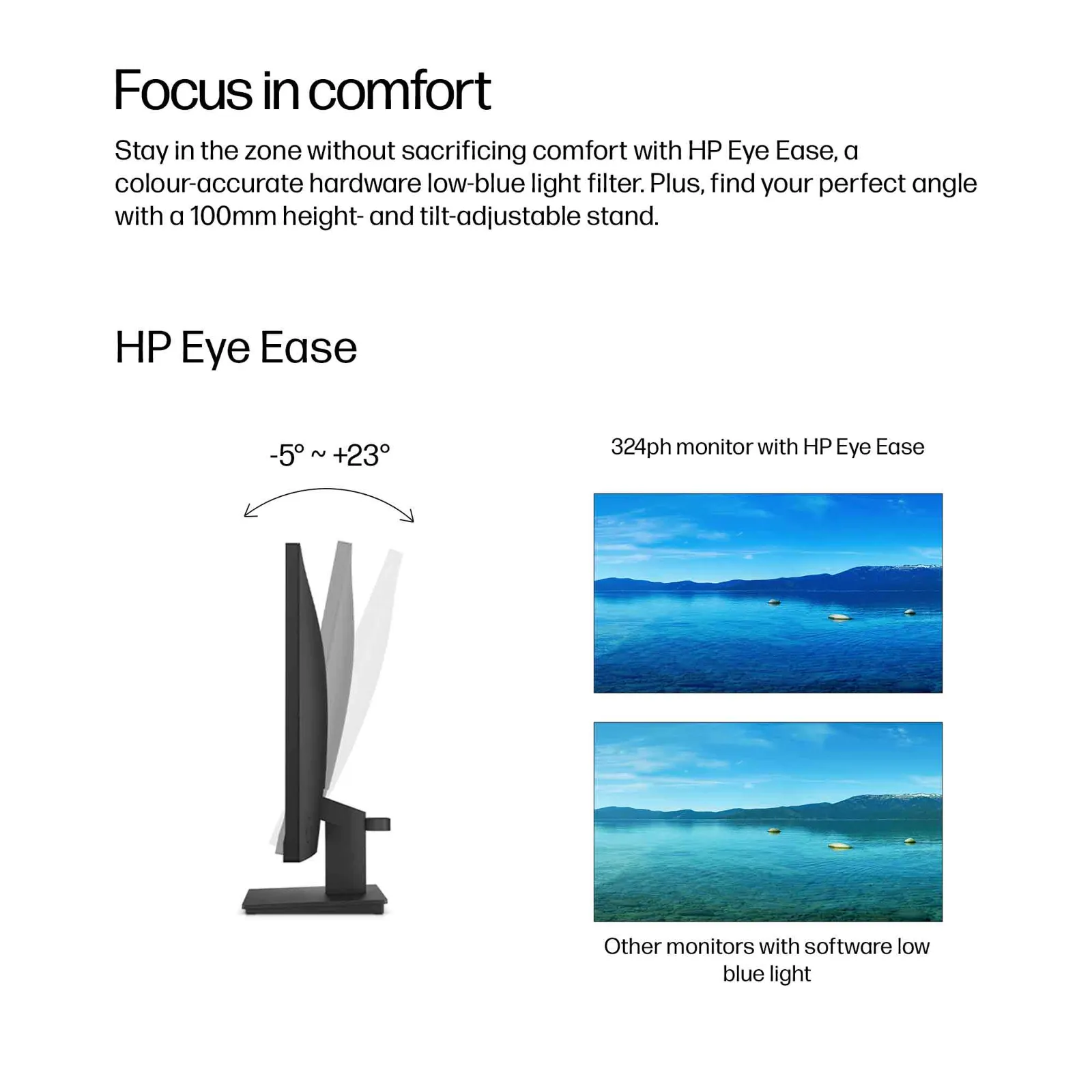 HP Series 3 Pro 23.8 inch FHD Monitor - 324ph computer monitor