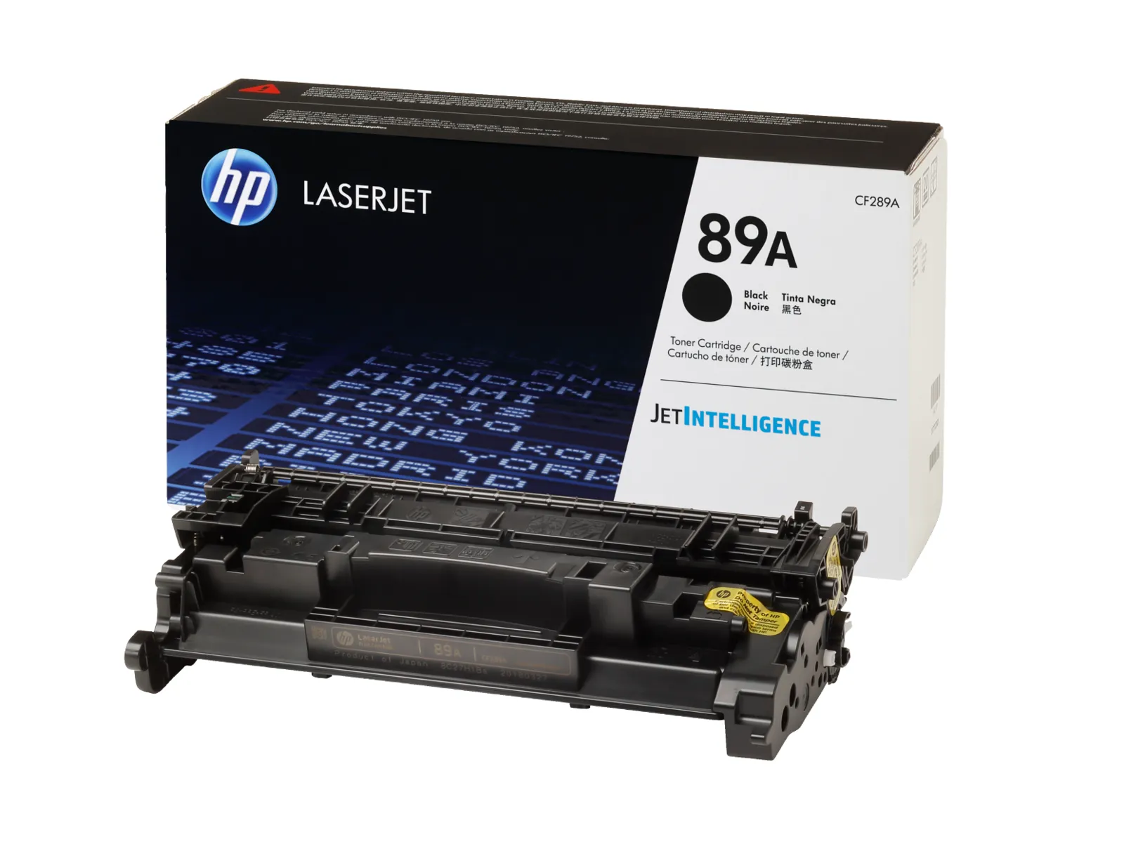HP 89A Black Original LaserJet Toner Cartridge, left side view