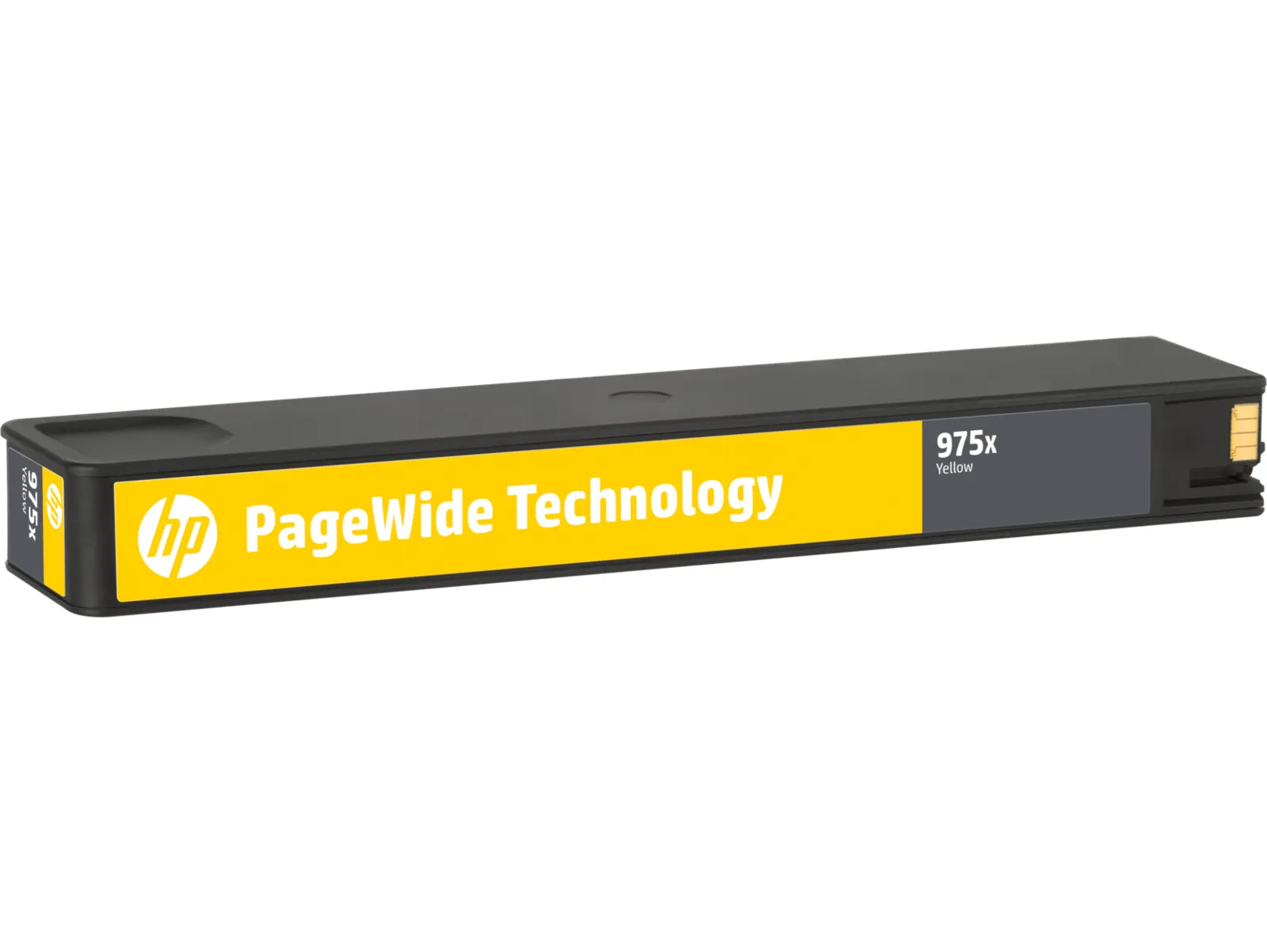 HP 975X High Yield Yellow Original PageWide Cartridge, right side view