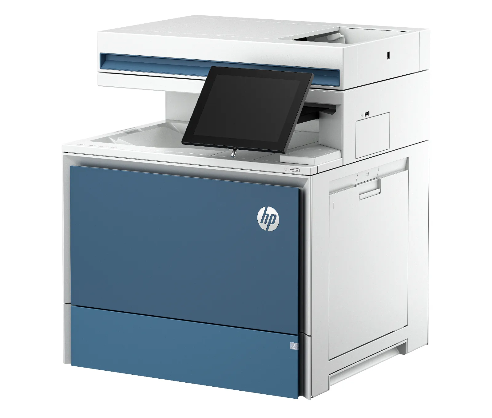 HP Color LaserJet Enterprise MFP 5800dn Printer, left side view