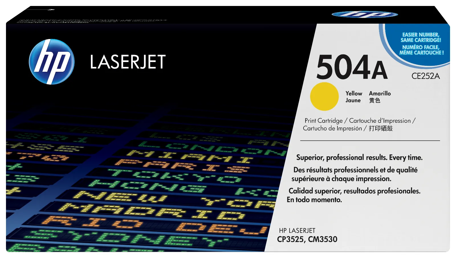 HP 504A Yellow Original LaserJet toner cartridge