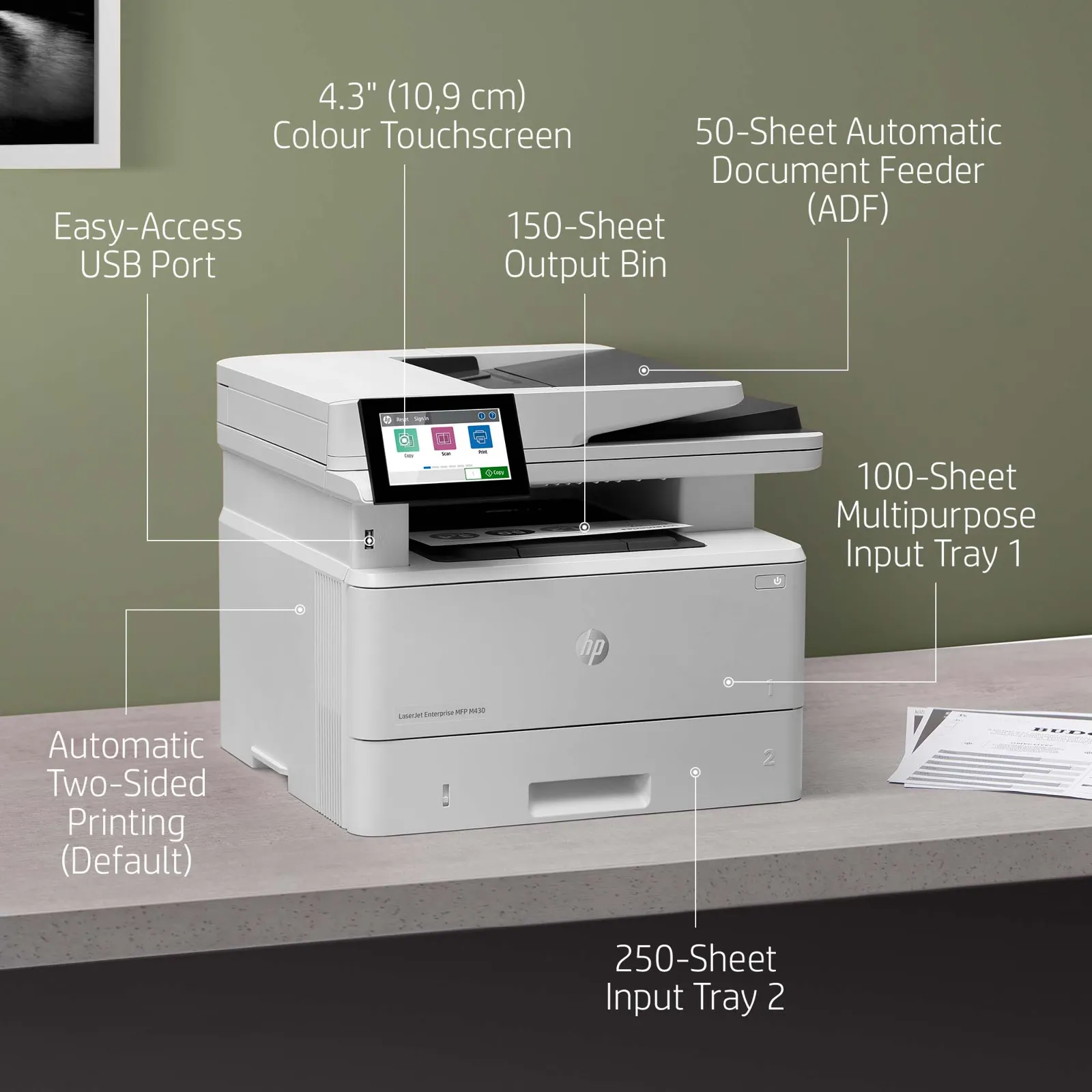 HP LaserJet Enterprise MFP M430f