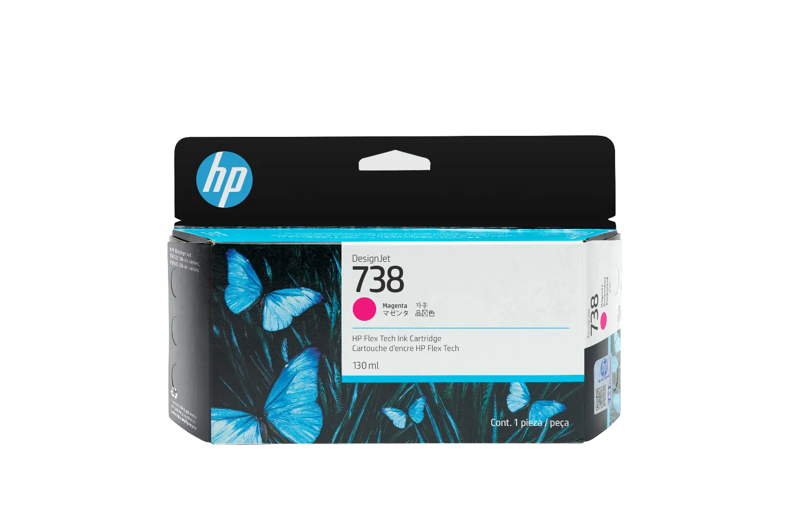 HP 738 130-ml Magenta DesignJet Ink Cartridge print head