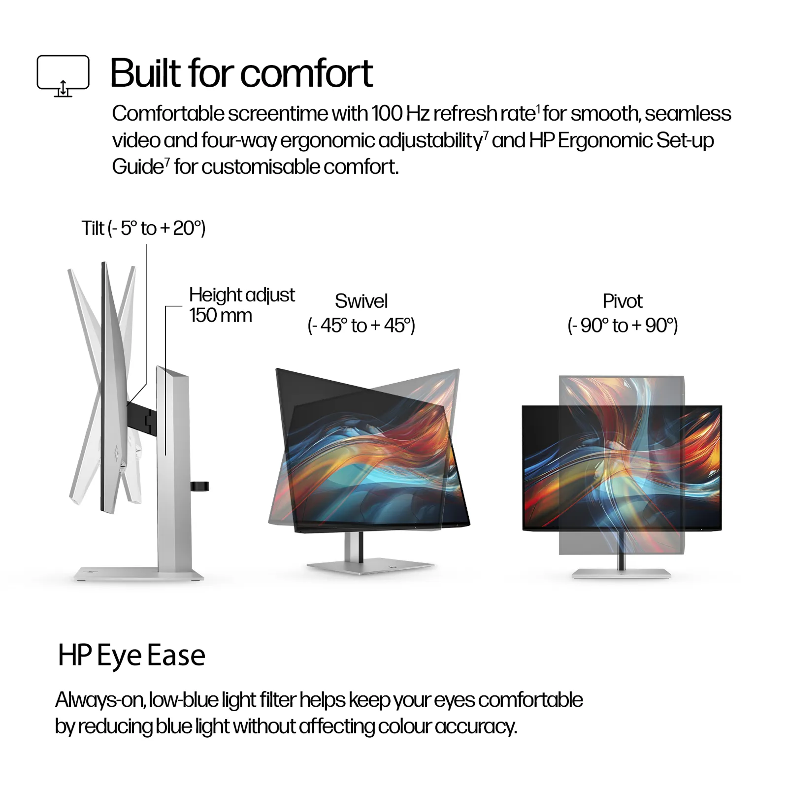HP Series 7 Pro 24 inch WUXGA USB-C Monitor - 724pu computer monitor