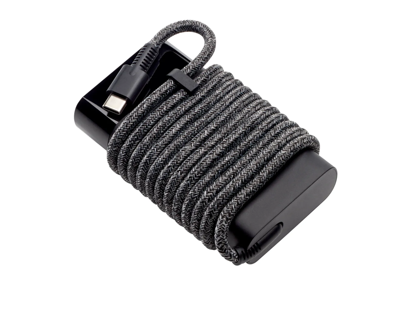 HP USB-C 65W Laptop Charger, left side view