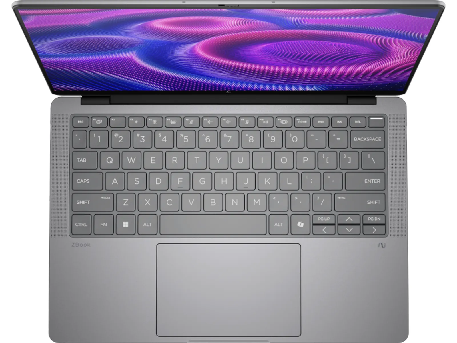 HP ZBook Ultra 14 inch G1a Mobile Workstation PC, top view