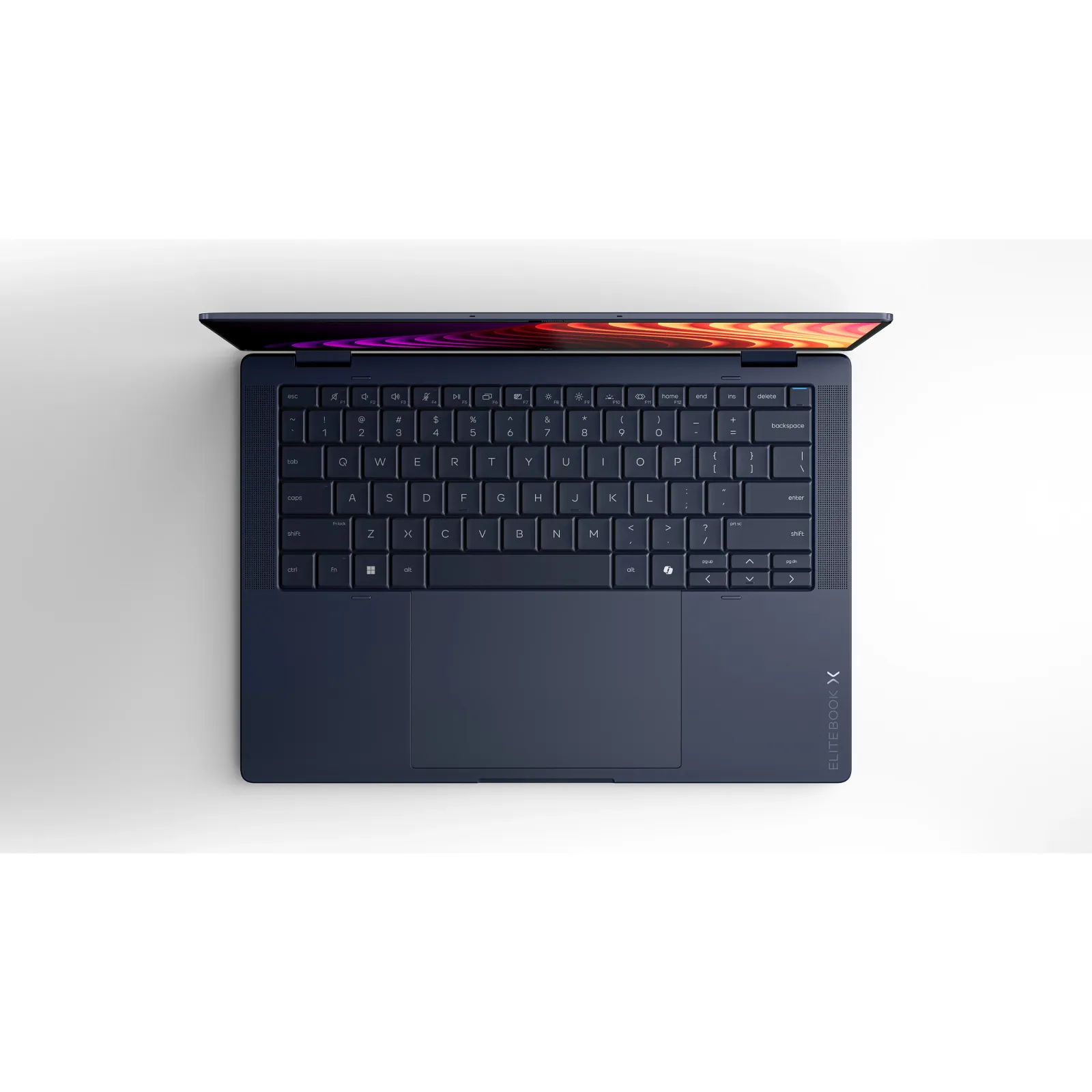 HP EliteBook X Flip G2i 14 inch Notebook Next Gen AI PC, top view