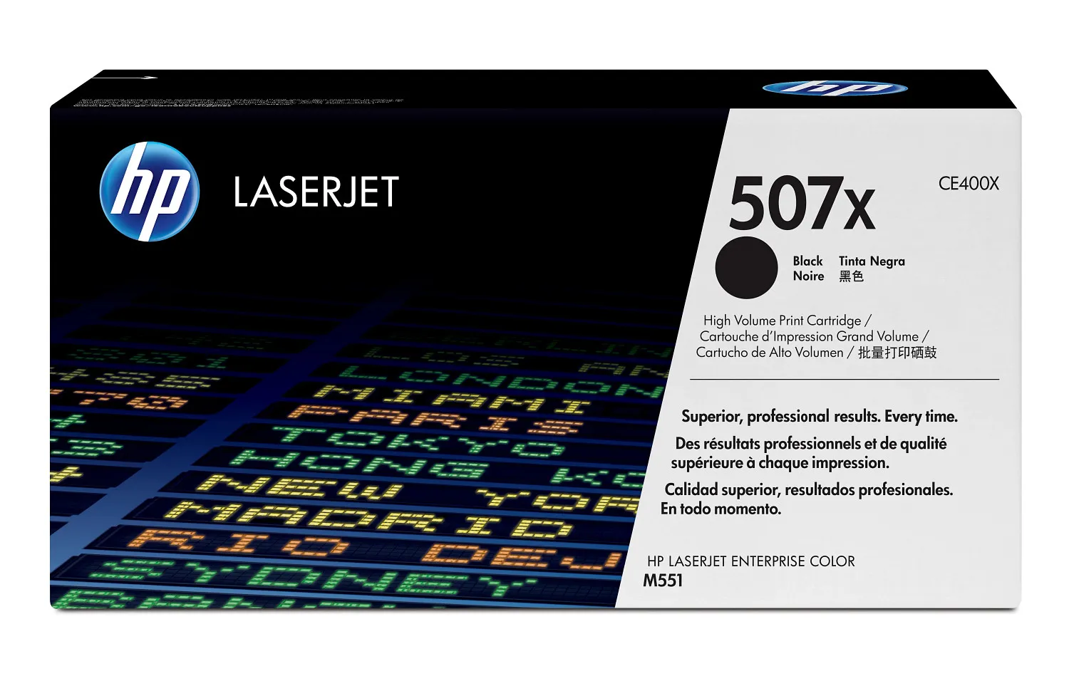 HP 507X High Yield Black Original LaserJet toner cartridge