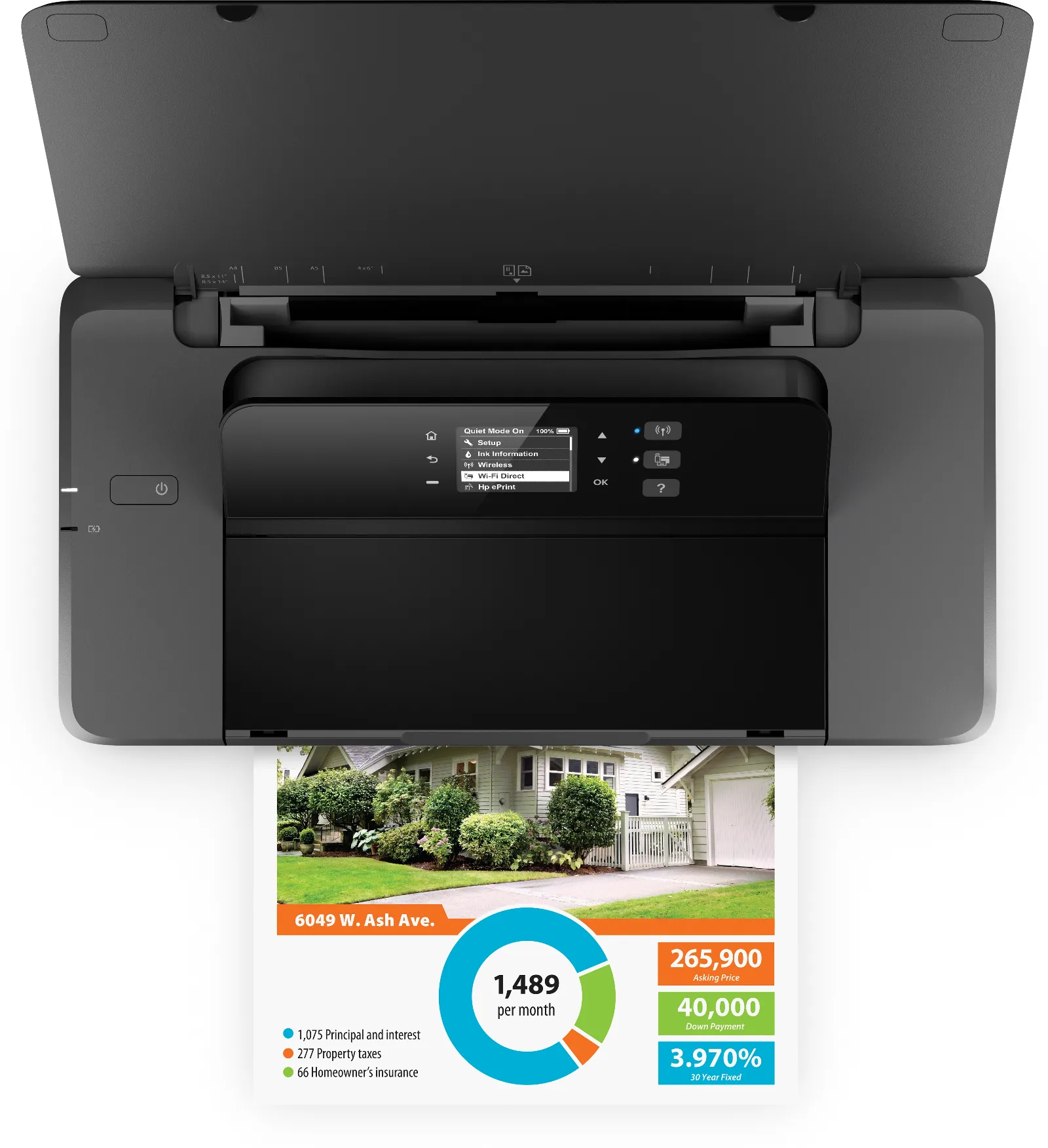 HP Officejet 200 Mobile Printer inkjet printer