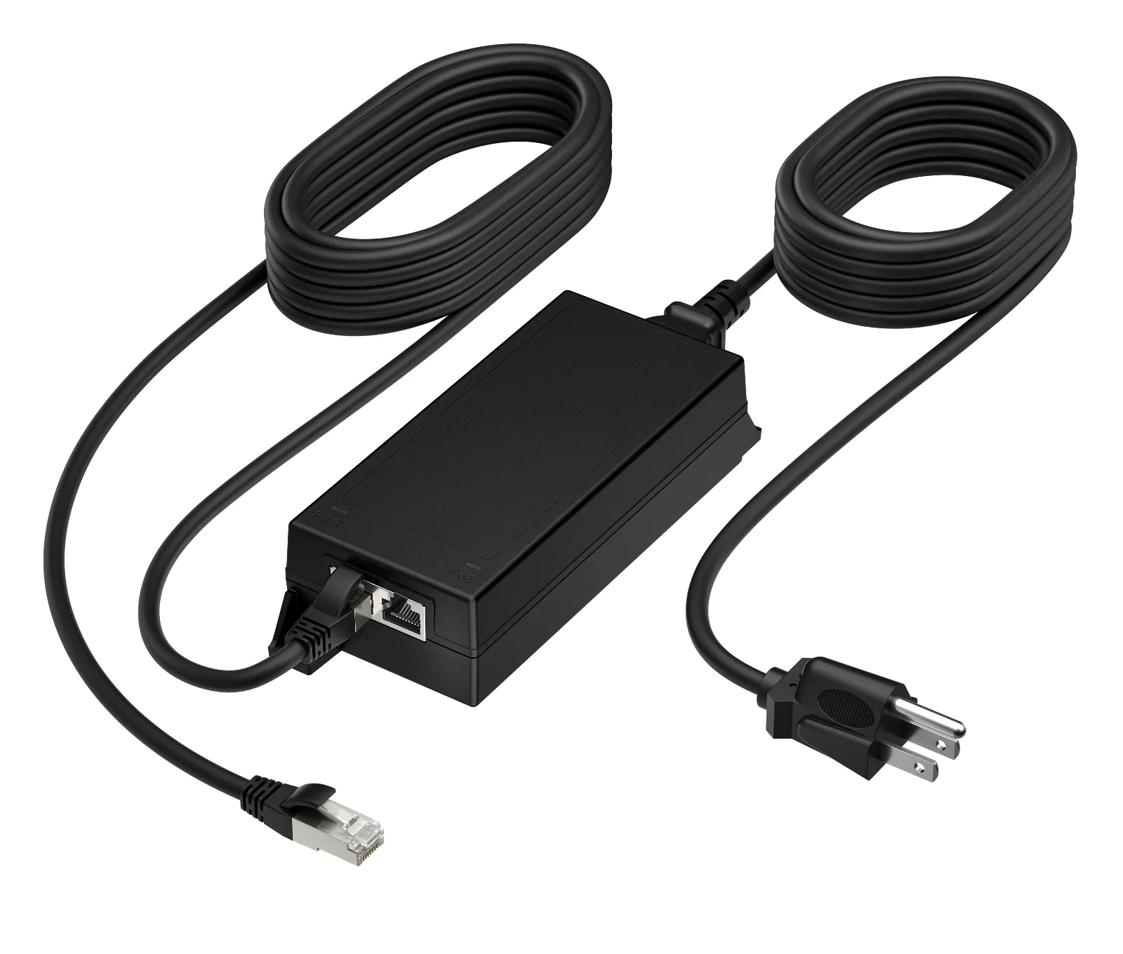 HP Poly PoE++ 65W 2.5G Adapter with 3.66m CAT6A Cable and Power Cord