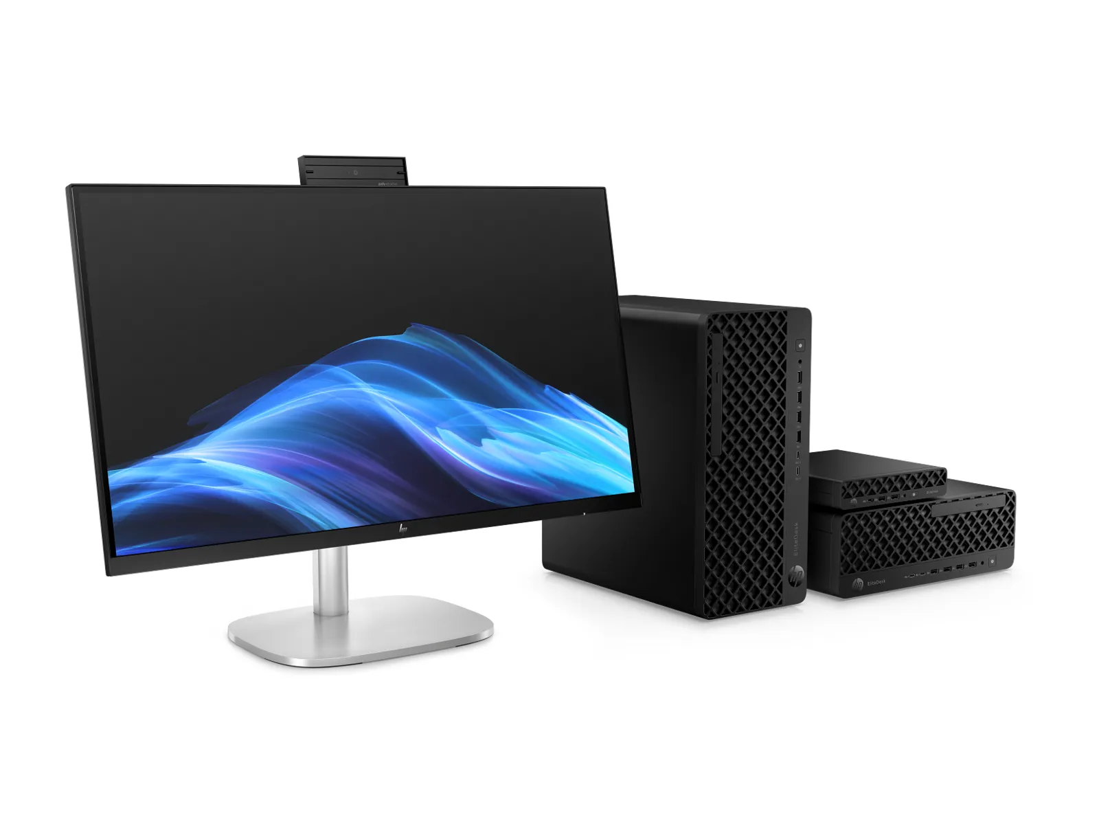 HP EliteStudio 8 All-in-One G1i 27 inch Desktop AI PC, right side view