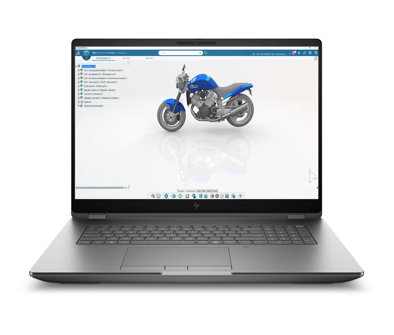 HP ZBook Fury G1i 18 inch Mobile Workstation PC, front view