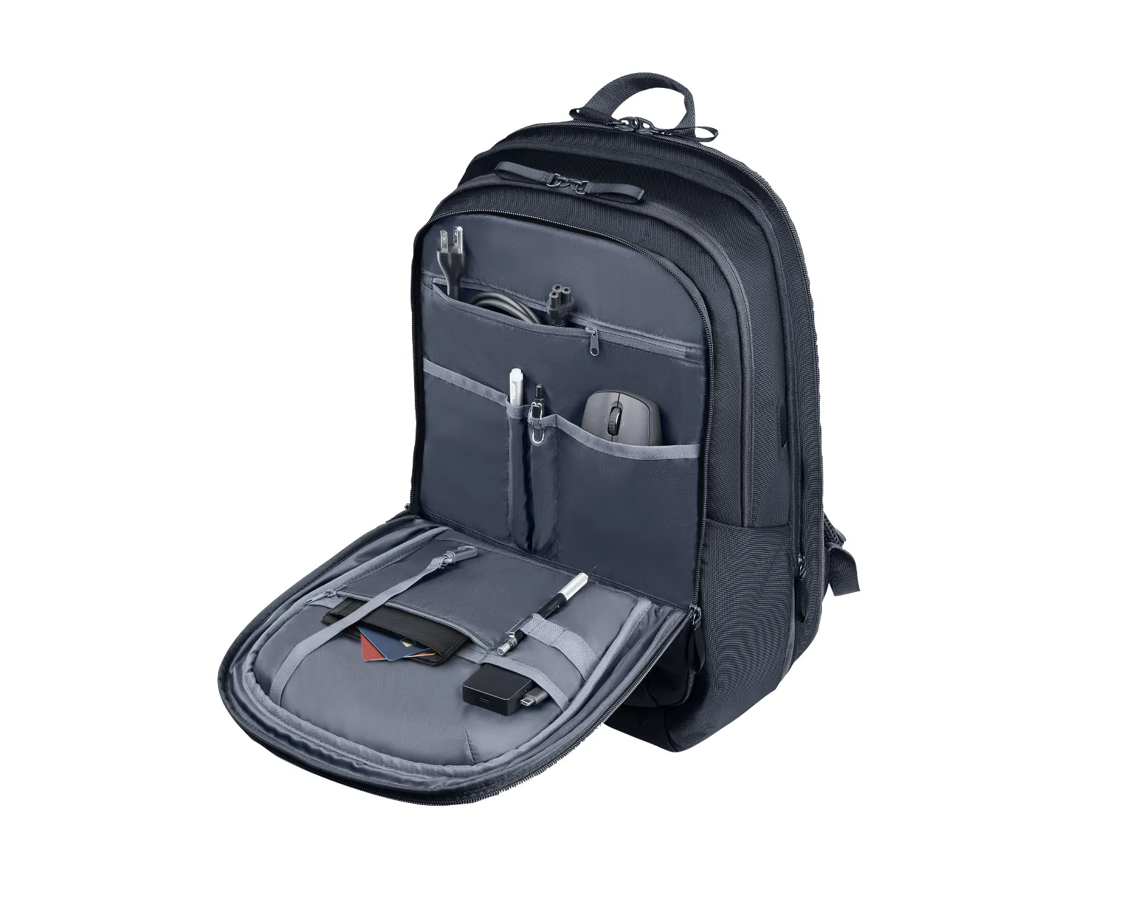 HP Travel Plus 30L 17-inch Laptop Backpack, rear view