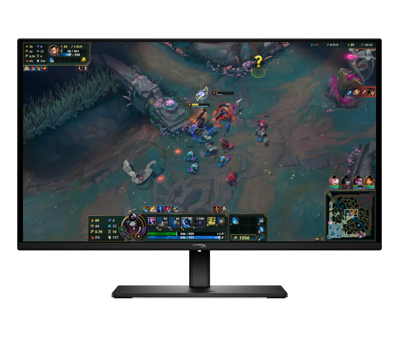 HyperX OMEN OLED 27 inch QHD 240Hz Gaming Monitor - OMEN OLED 27q, front view