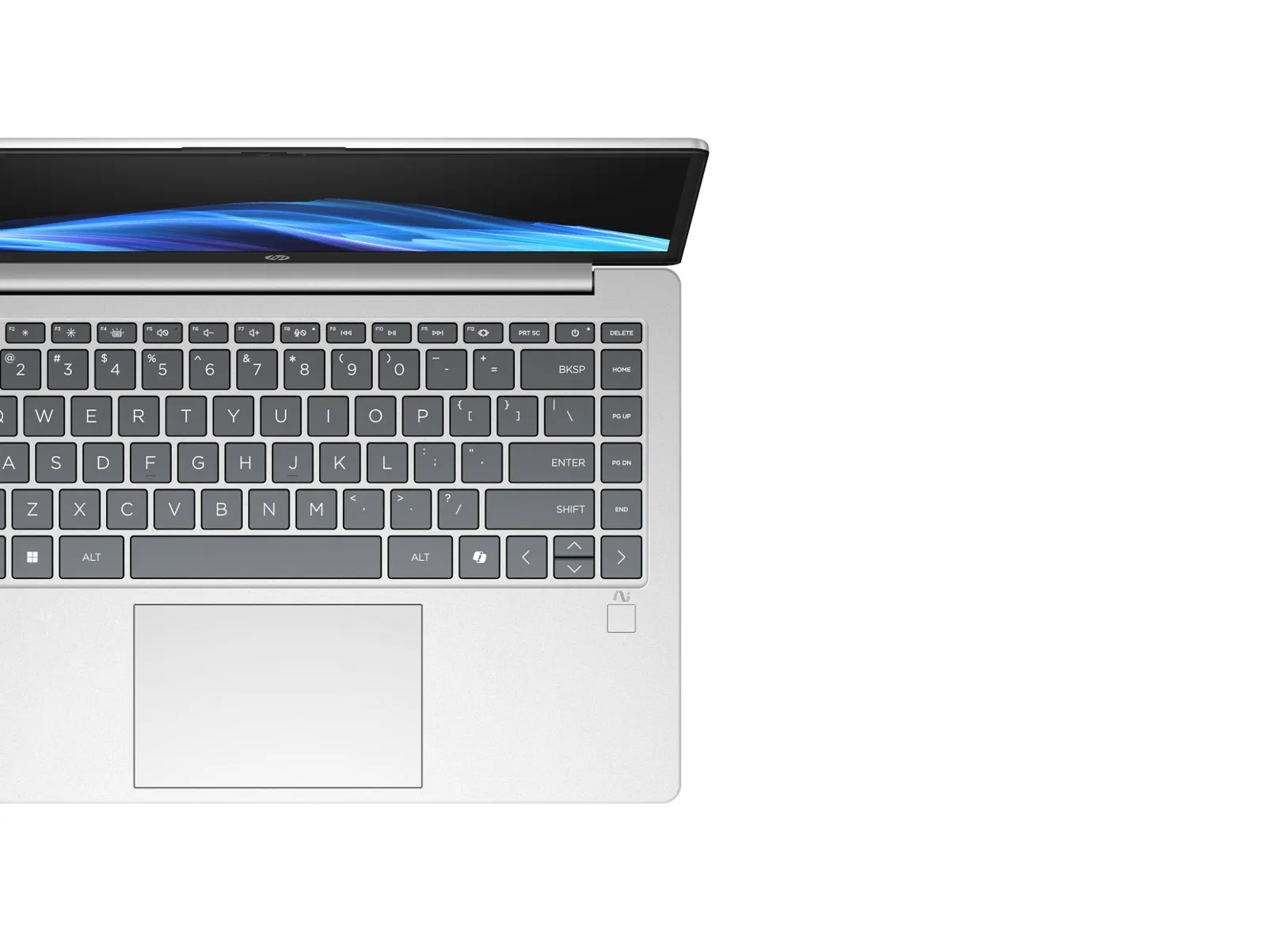 HP OmniBook 3 Laptop Next Gen AI 14-ha0024AU, top view