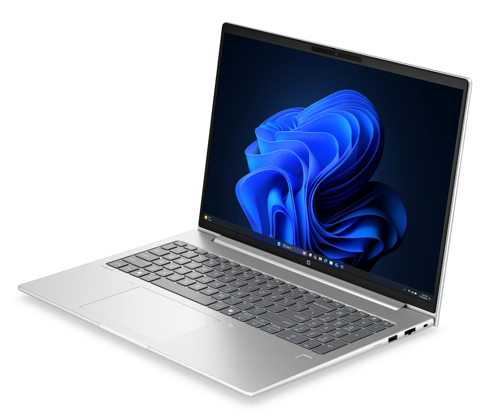 HP ProBook 4 G2a 16 inch Notebook AI PC, left side view