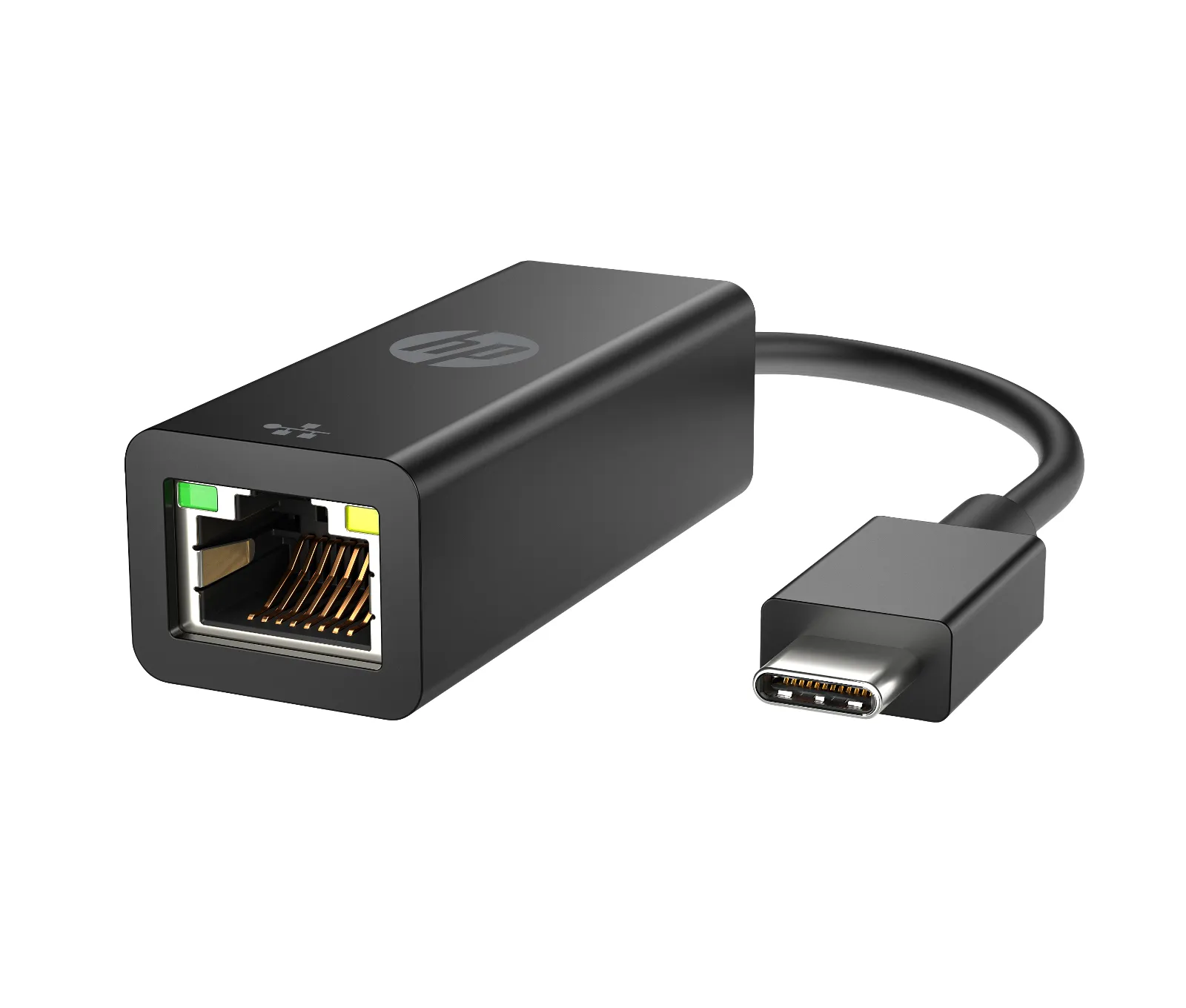 HP USB-C to RJ45 Adapter G2, left side view