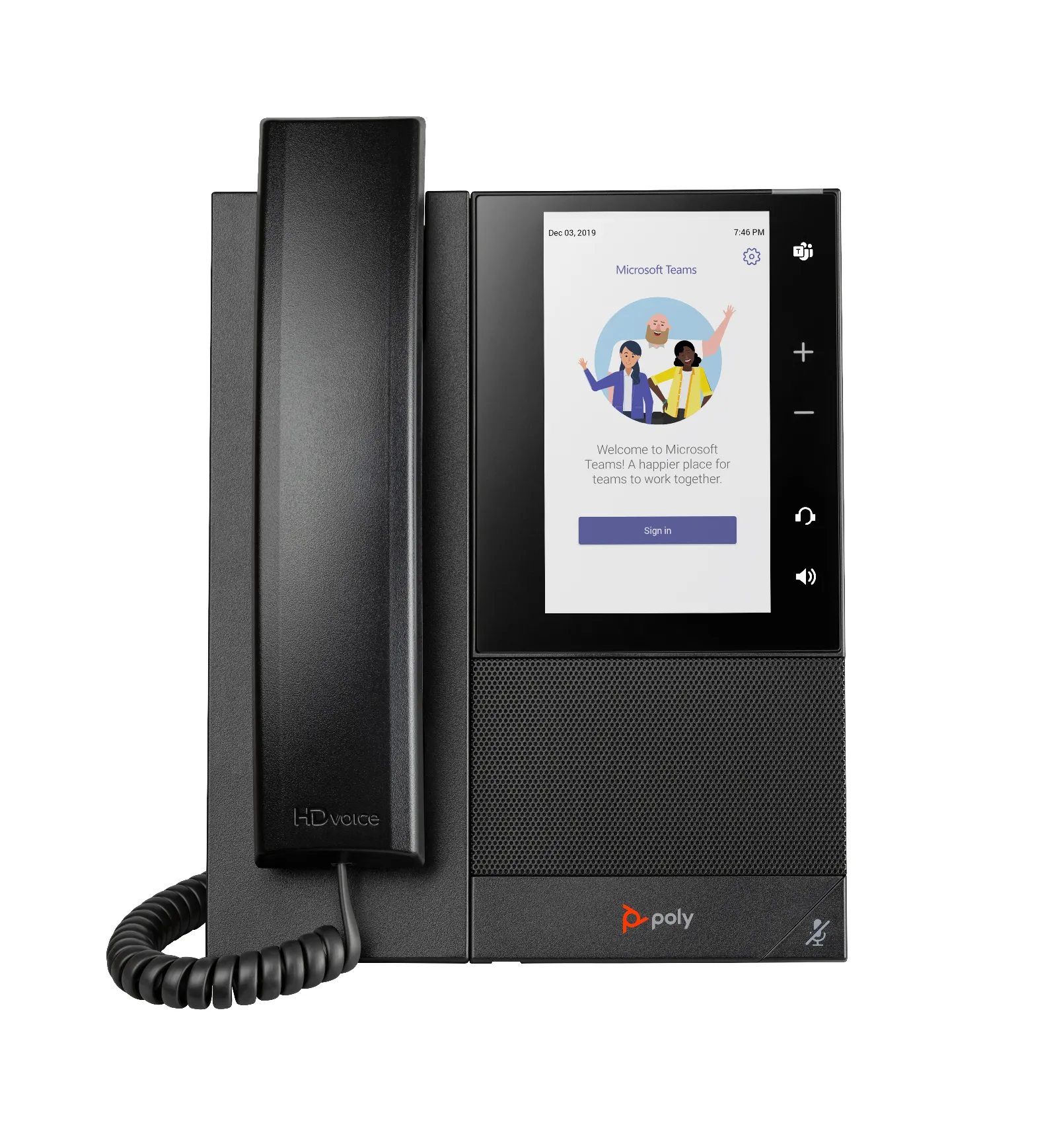 HP Poly CCX 505 Business Media Phone for Microsoft Teams and PoE-enabled IP phone