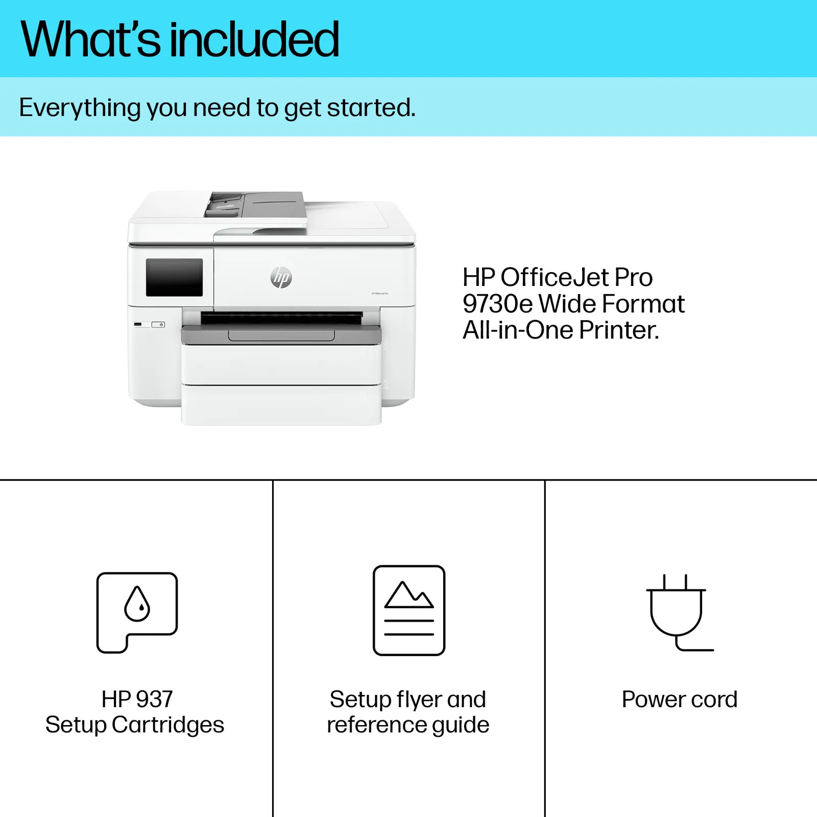 HP OfficeJet Pro 9730e WF AiO Printer