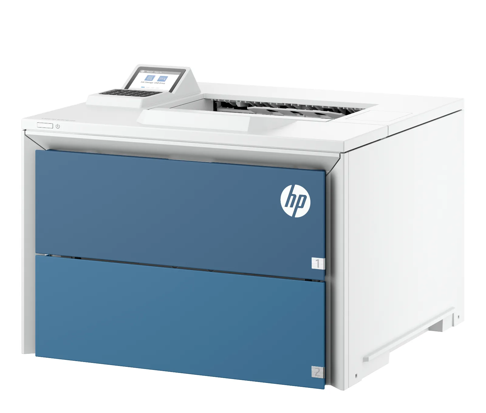 HP LaserJet Enterprise 5501dn Printer, left side view