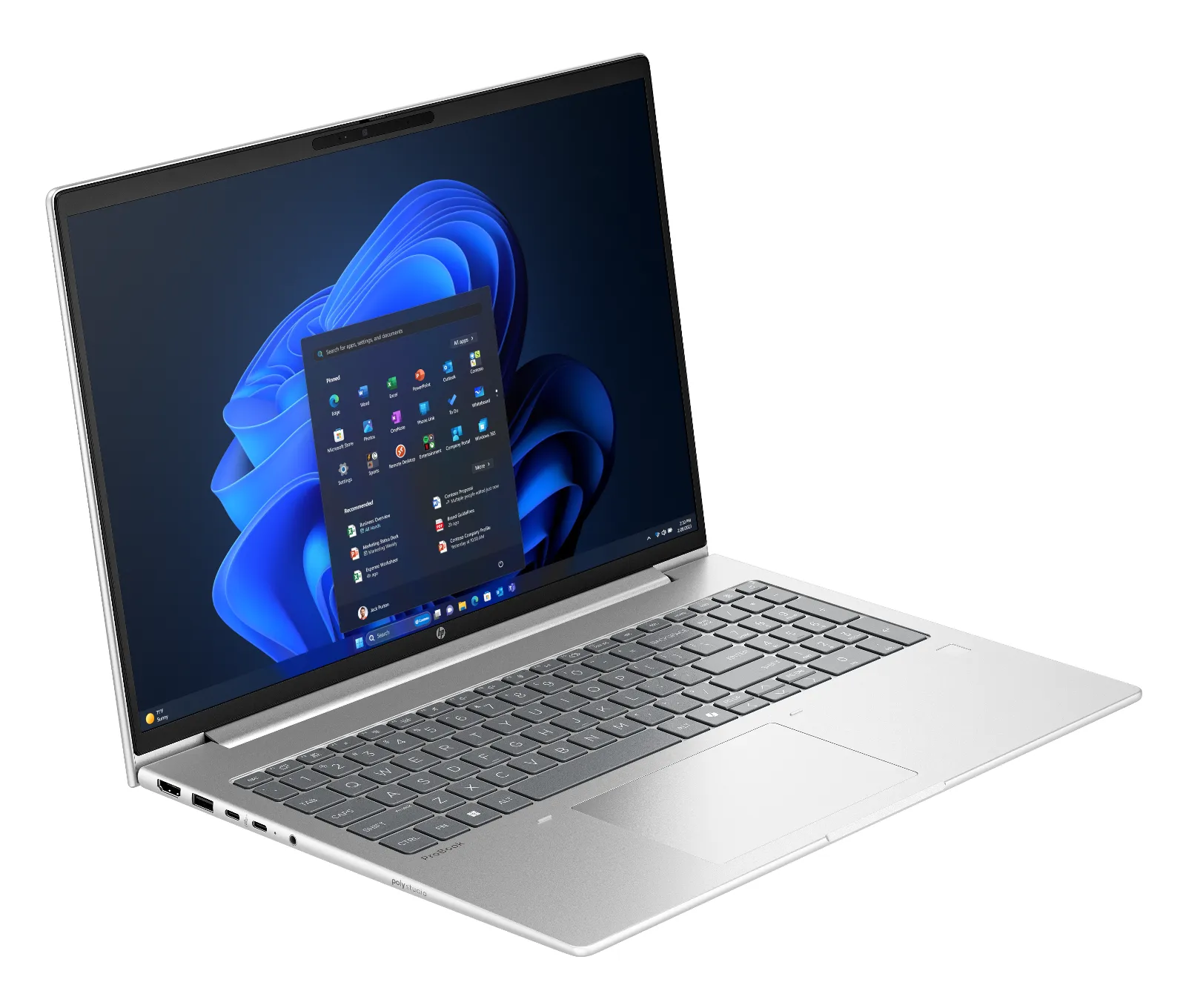 HP ProBook 4 G1i 16 inch Notebook AI PC, right side view