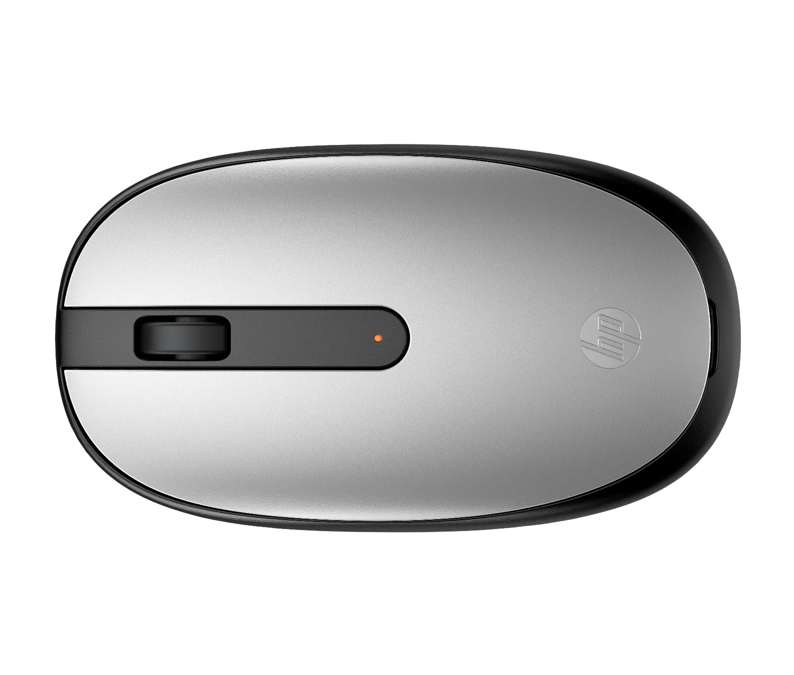 HP 240 Pike Silver Bluetooth Mouse, front view