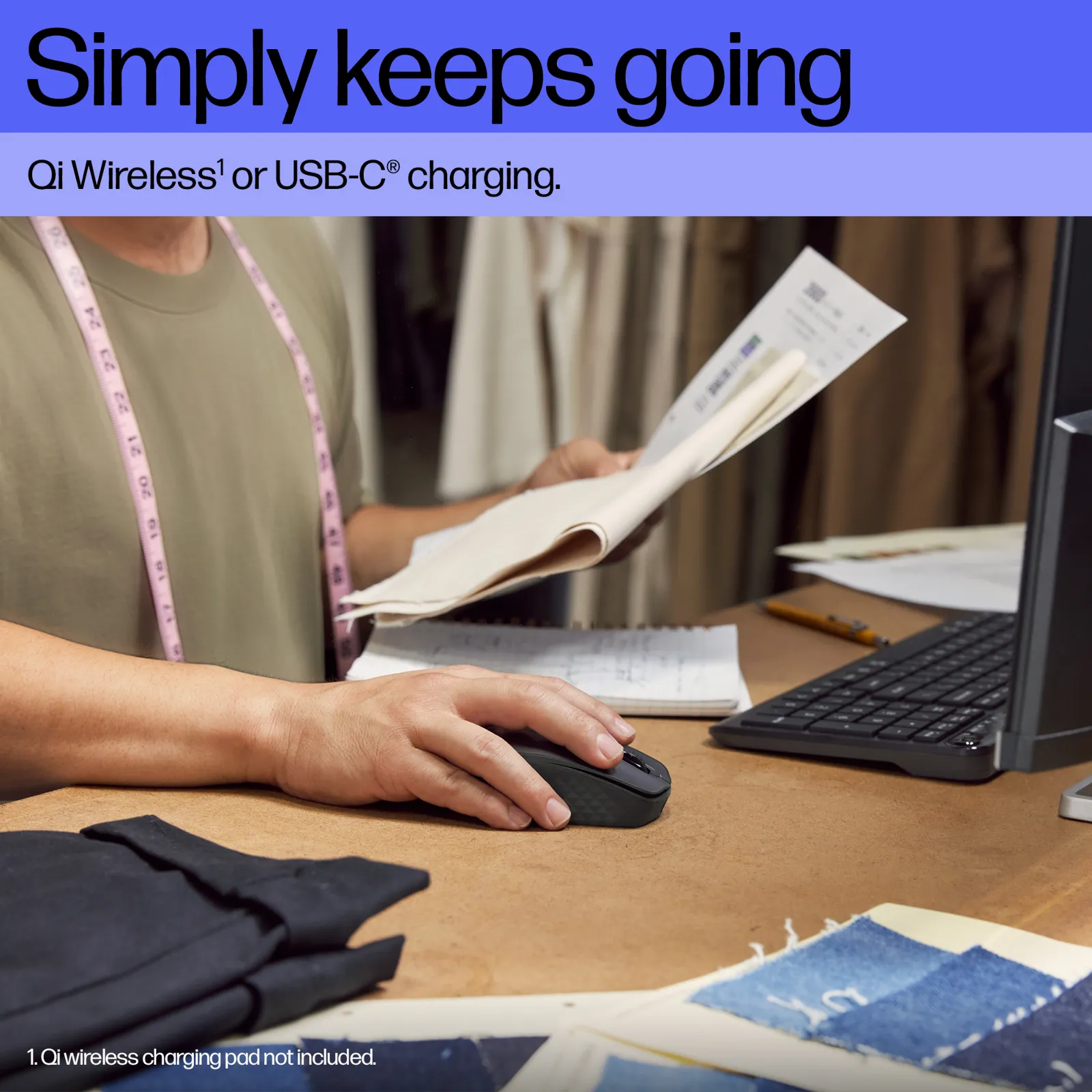 HP 690 Qi-Charging Wireless mouse