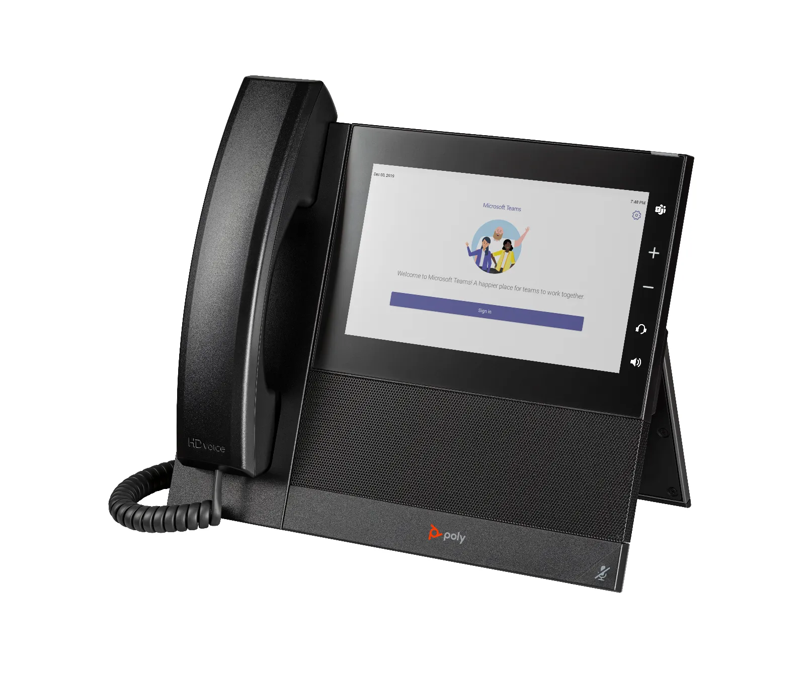 HP Poly CCX 600 Business Media Phone for Microsoft Teams and PoE-enabled IP phone