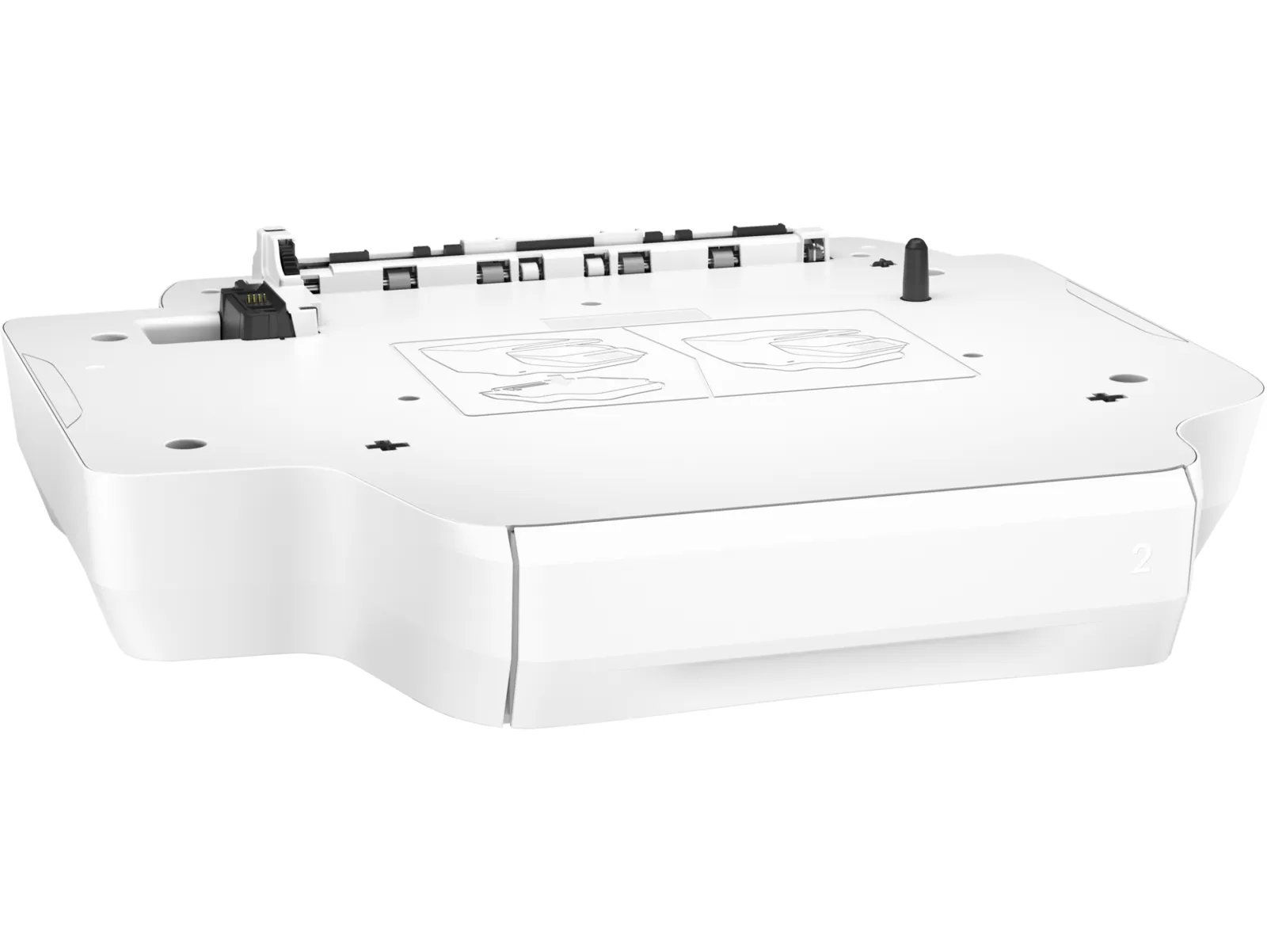 HP OfficeJet Pro 8700 250-Sheet Input Tray, right side view