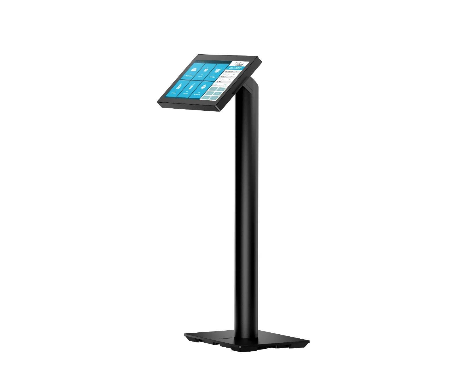 HP Engage 6.6 inch Pole Display, left side view