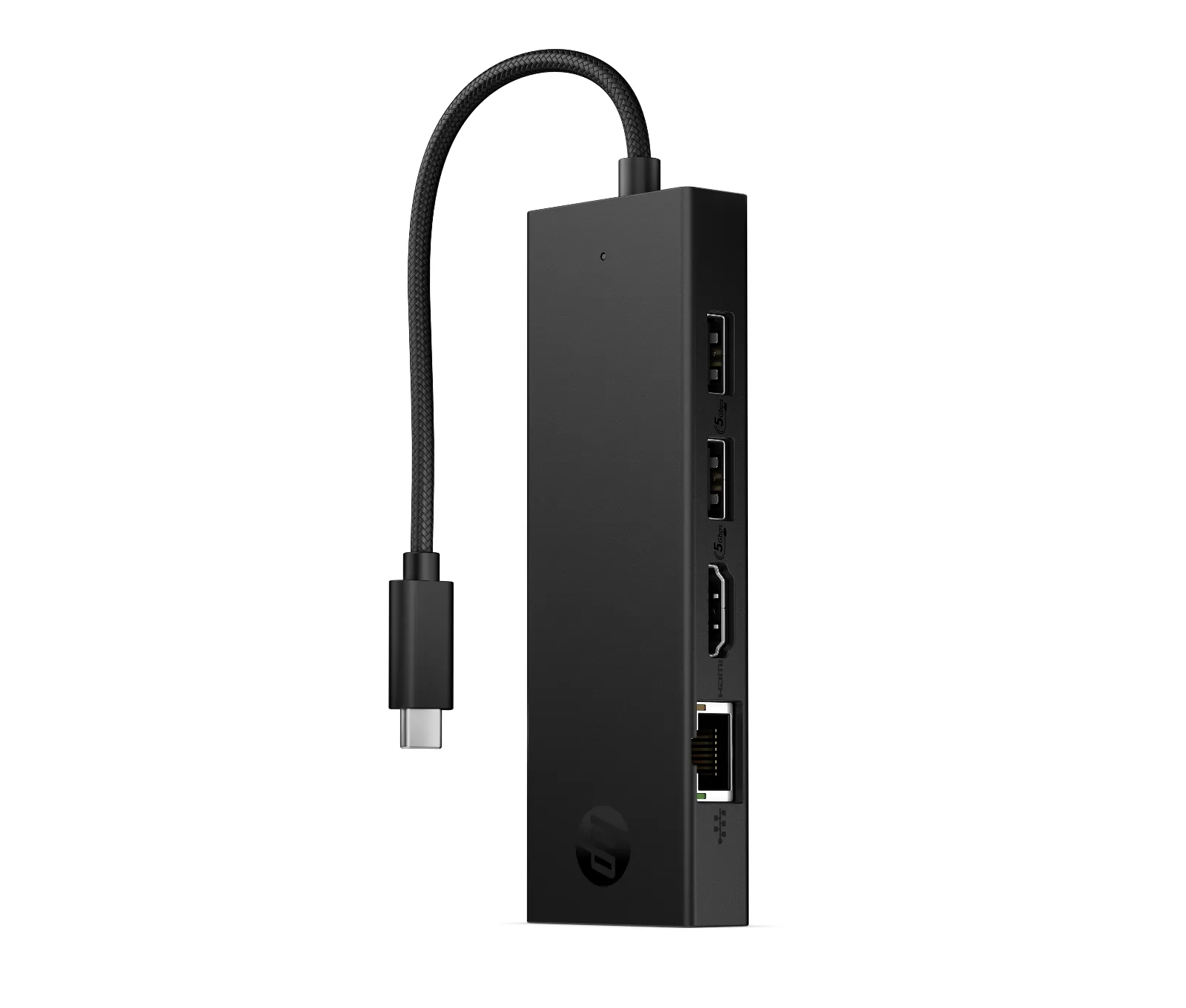 HP Portable USB-C 4K HDMI Hub, rear view