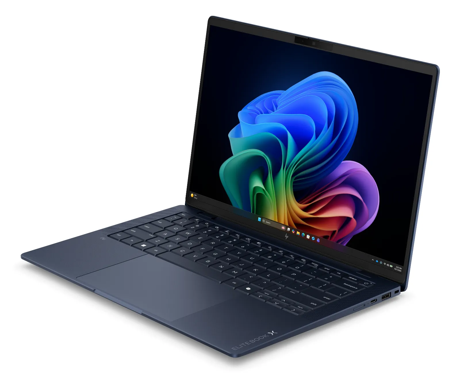 HP EliteBook X G2q 14 inch Notebook Next Gen AI PC, left side view