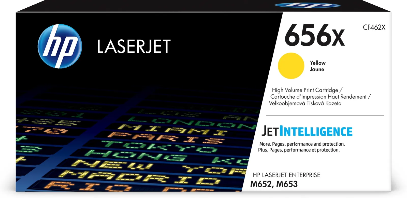 HP 656X High Yield Yellow Original LaserJet toner cartridge