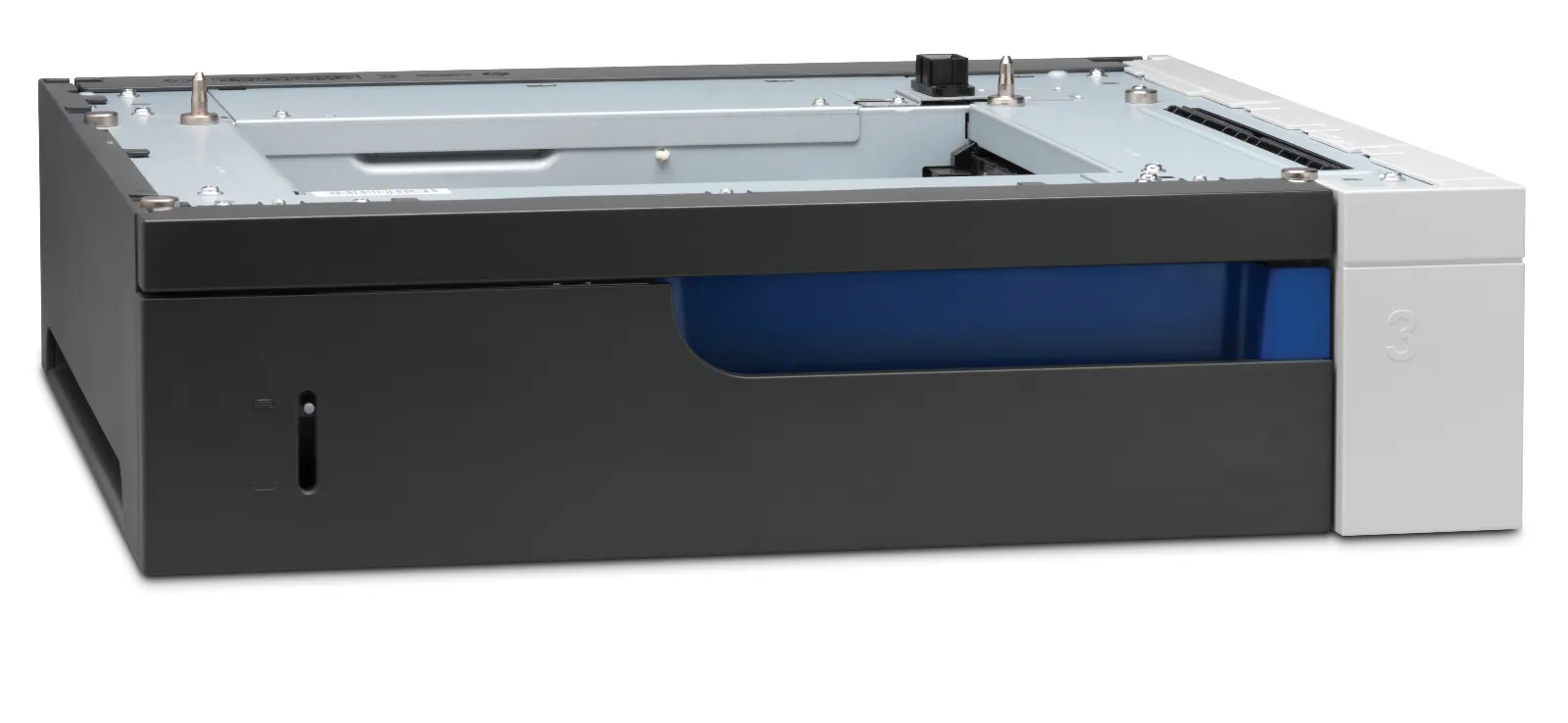 HP Color LaserJet 500-sheet Paper Tray, right side view