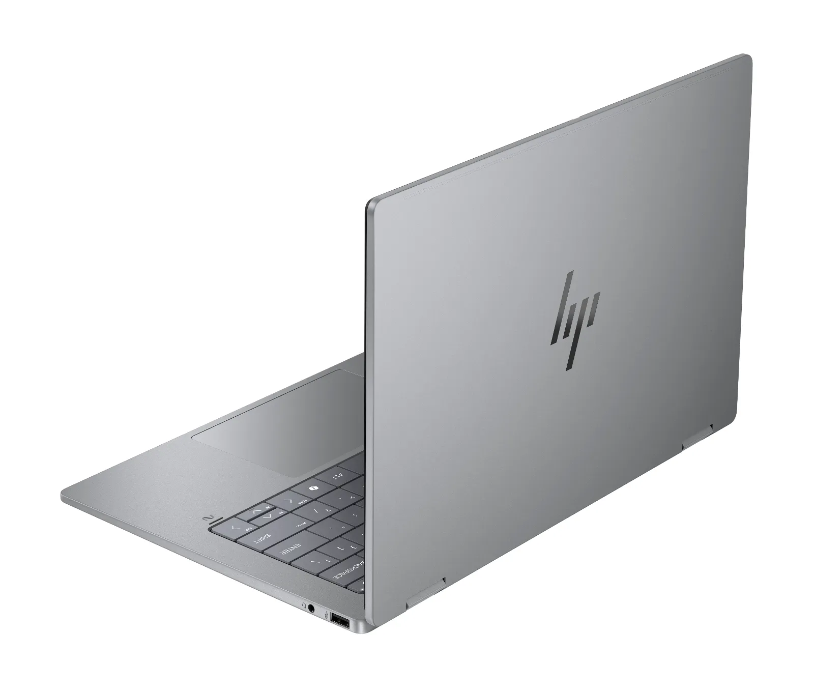 HP OmniBook X Flip 2-in-1 Laptop Next Gen AI 14-fk0018AU, rear view