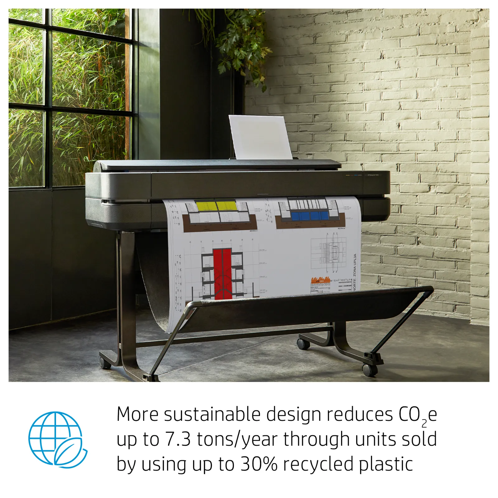 HP Designjet T650 24-in Printer large format printer