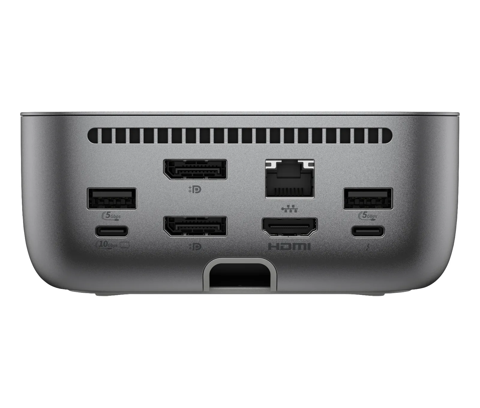 HP Thunderbolt 4 Ultra 280W G6 Dock, rear view