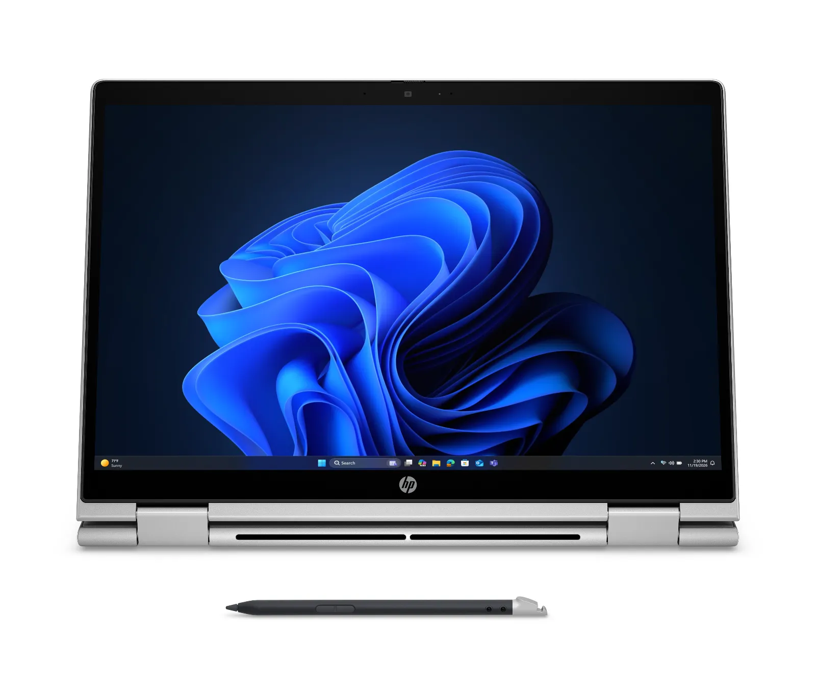 HP ProBook 4 Flip G2i 13 inch Notebook AI PC, front view