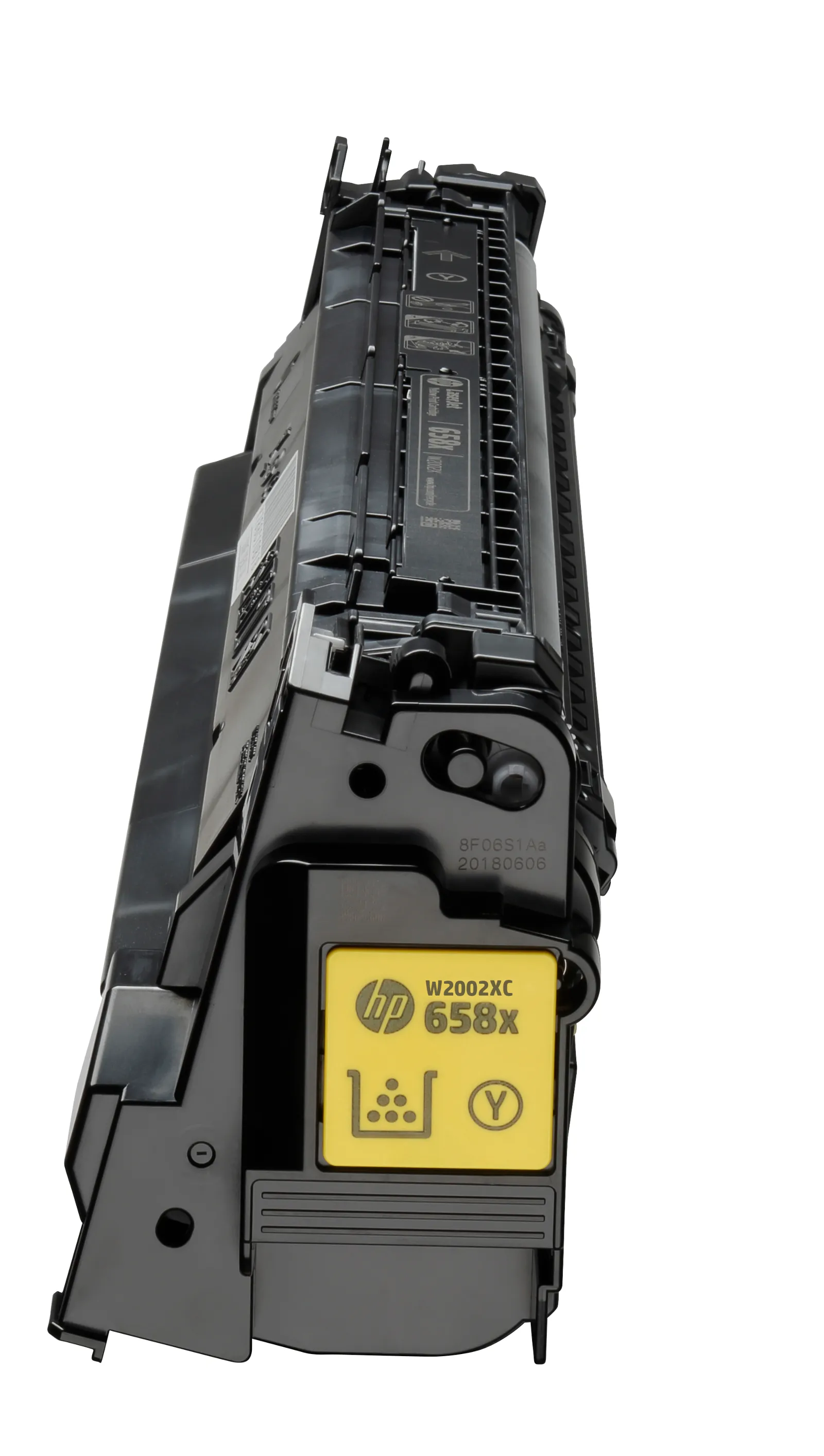 HP 658X High Yield Yellow Original LaserJet Toner Cartridge, front view