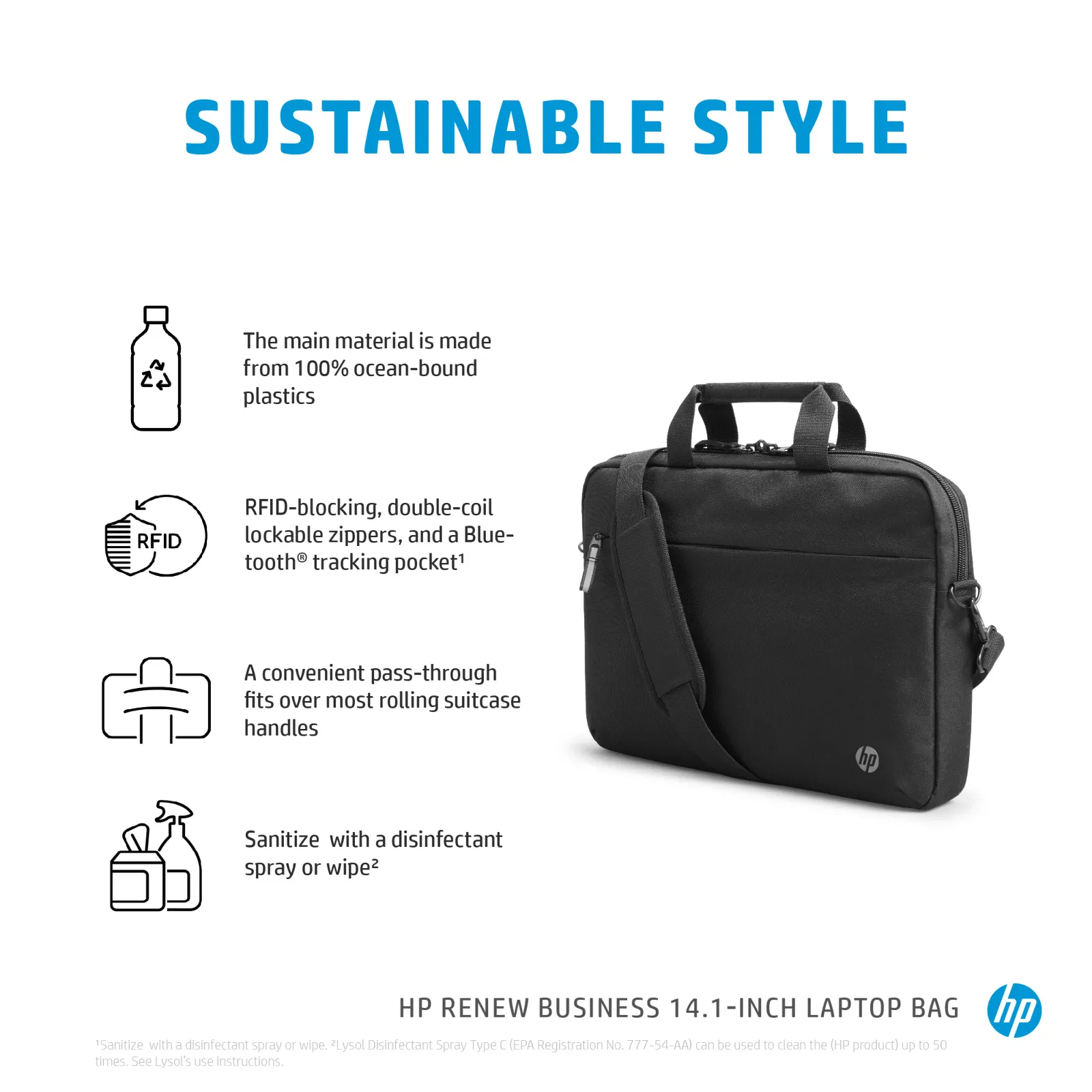 HP Renew Business 14.1 Laptop Bag