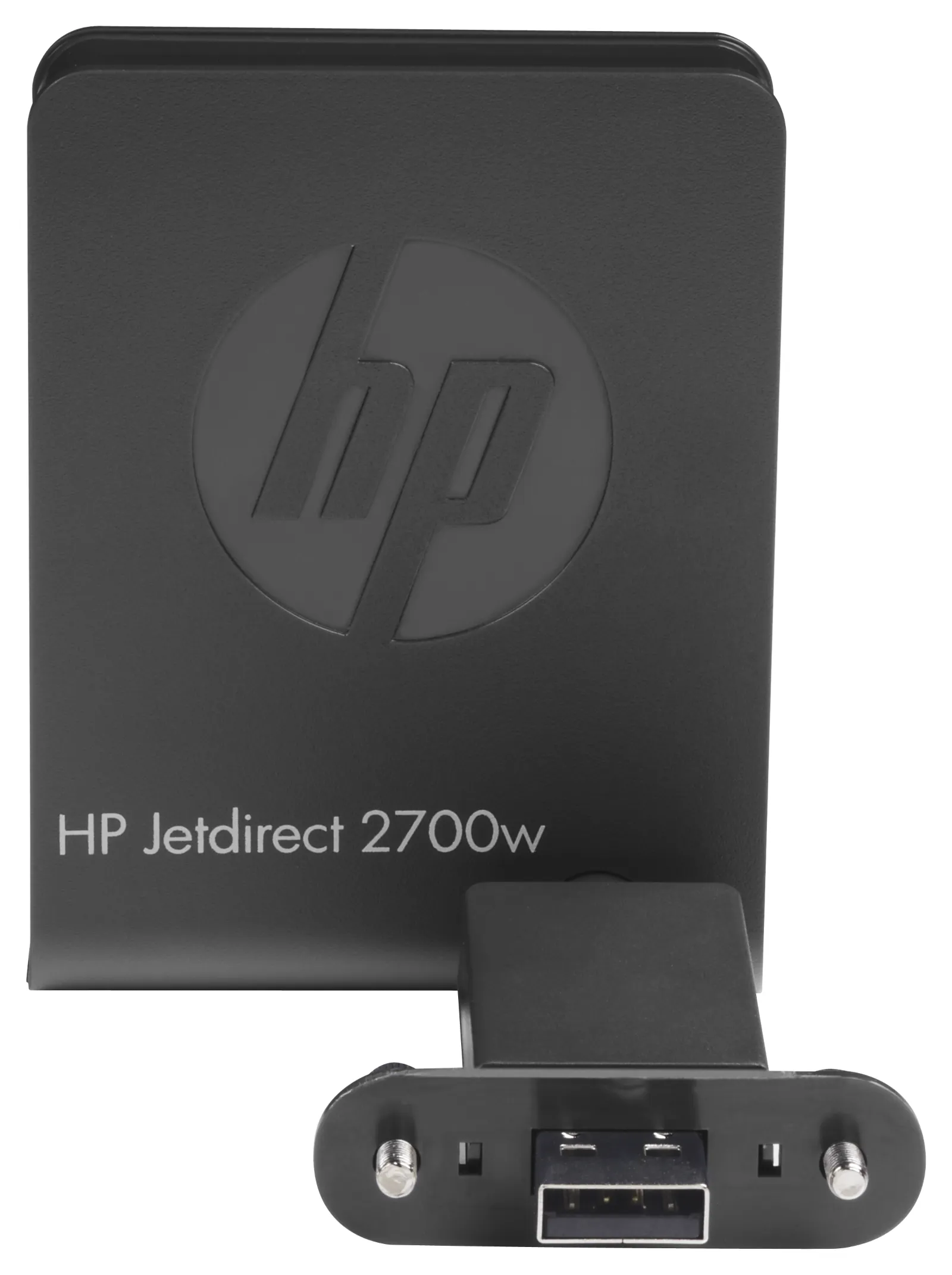 HP Jetdirect 2700w USB Wireless Print Server, front view