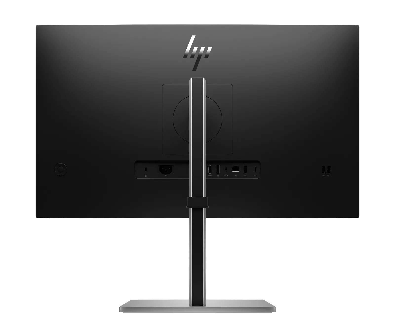 HP E27k G5 4K USB-C Monitor, rear view