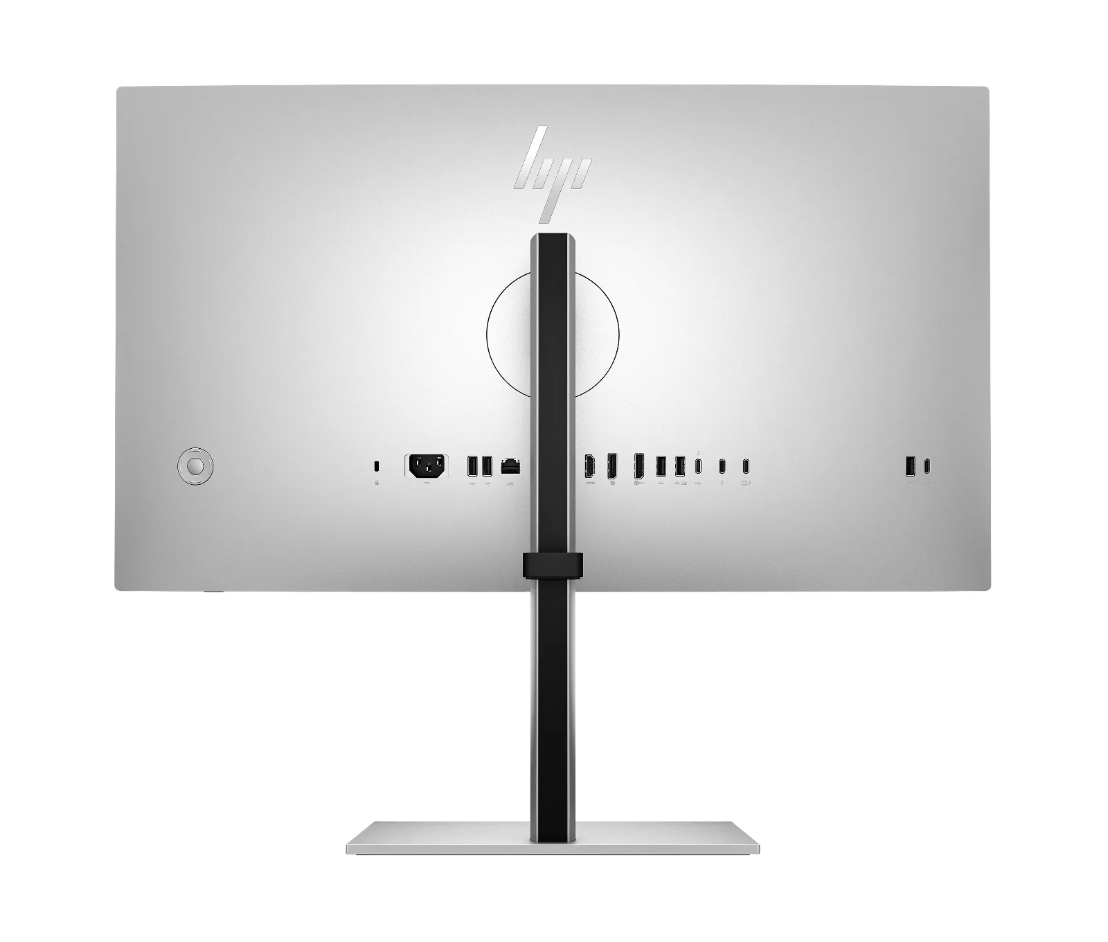 HP Series 7 Pro 27 inch QHD Thunderbolt 4 Monitor - 727pu, rear view
